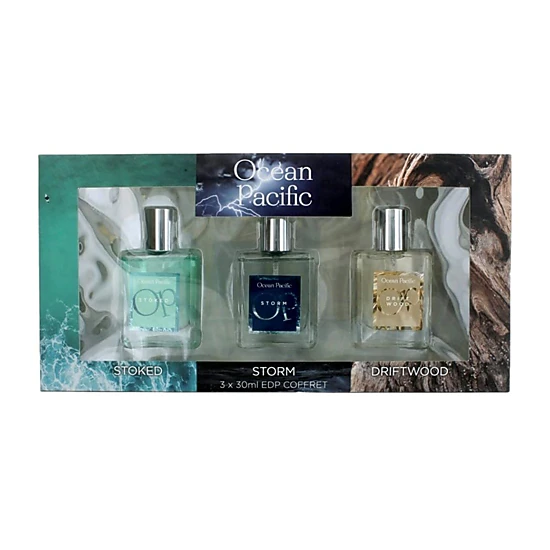 Ocean Pacific Men’s Coffret Gift Set 3 x 1 Fl Oz Eau de Parfum Sprays