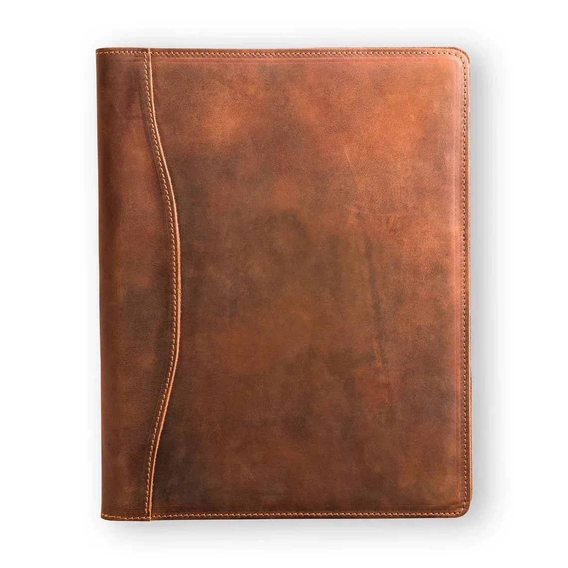 Steel Horse Leather Unisex Falit Leather Folio | Handmade Leather Padfolio