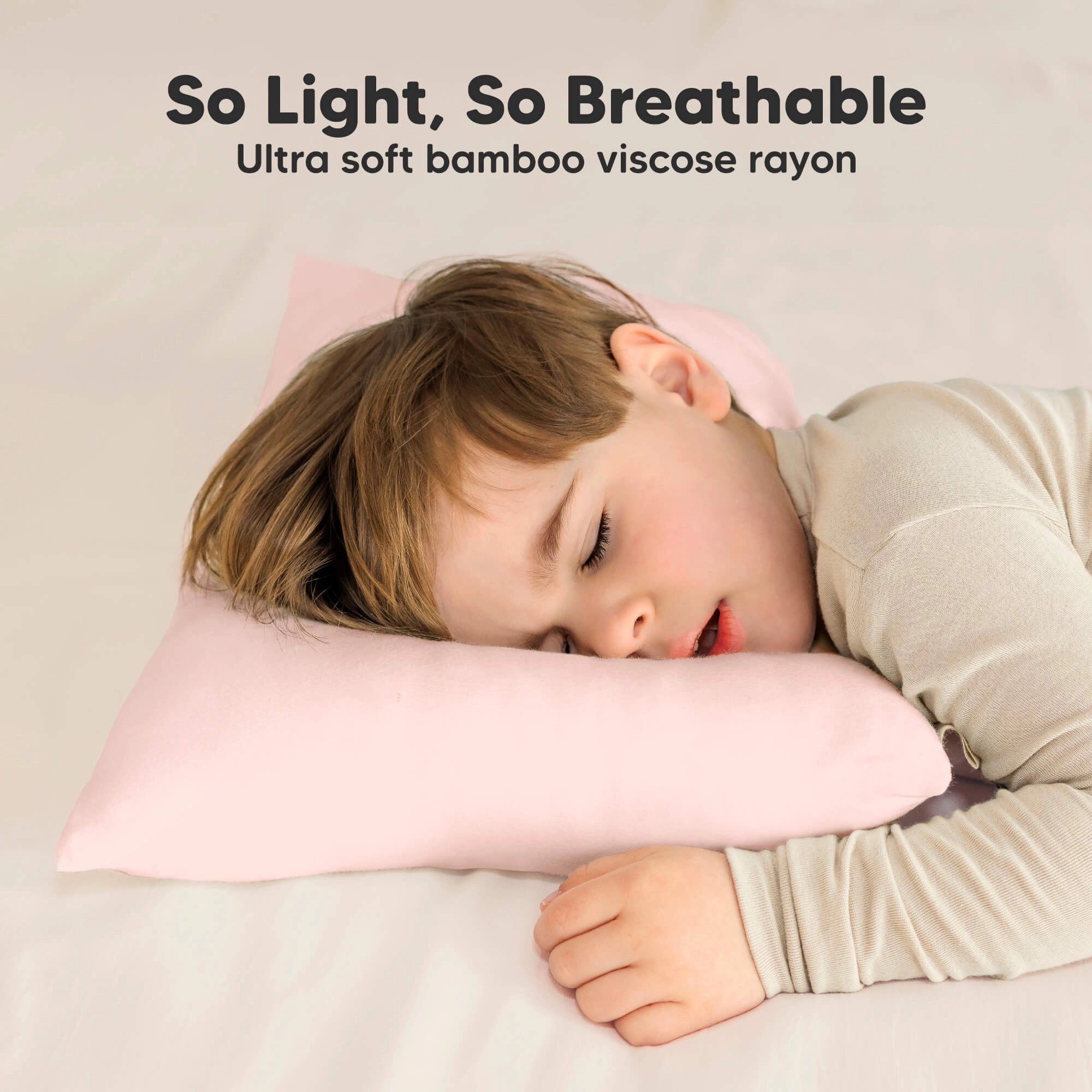 KeaBabies Cuddly Toddler Pillow with Pillowcase