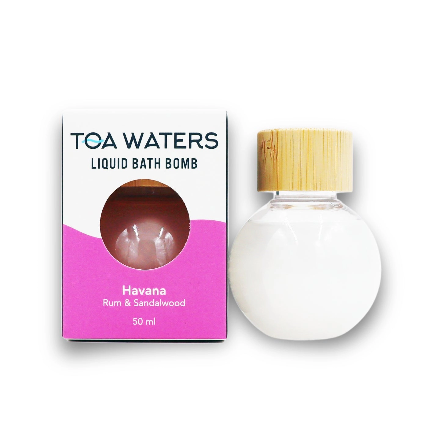 TOA Waters Unisex Liquid Bath Bomb Havana - Rum and Sandalwood