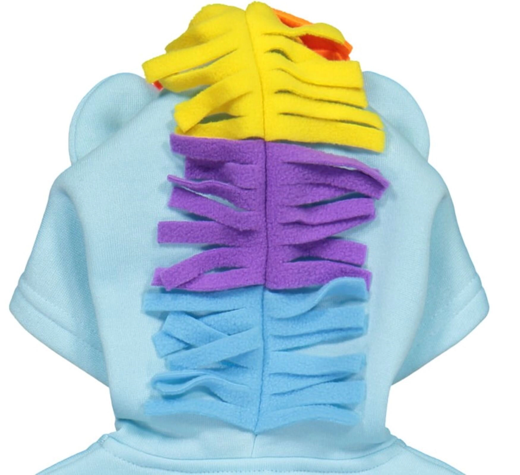 My Little Pony Rainbow Dash Girls' Cosplay Hooded Coverall
