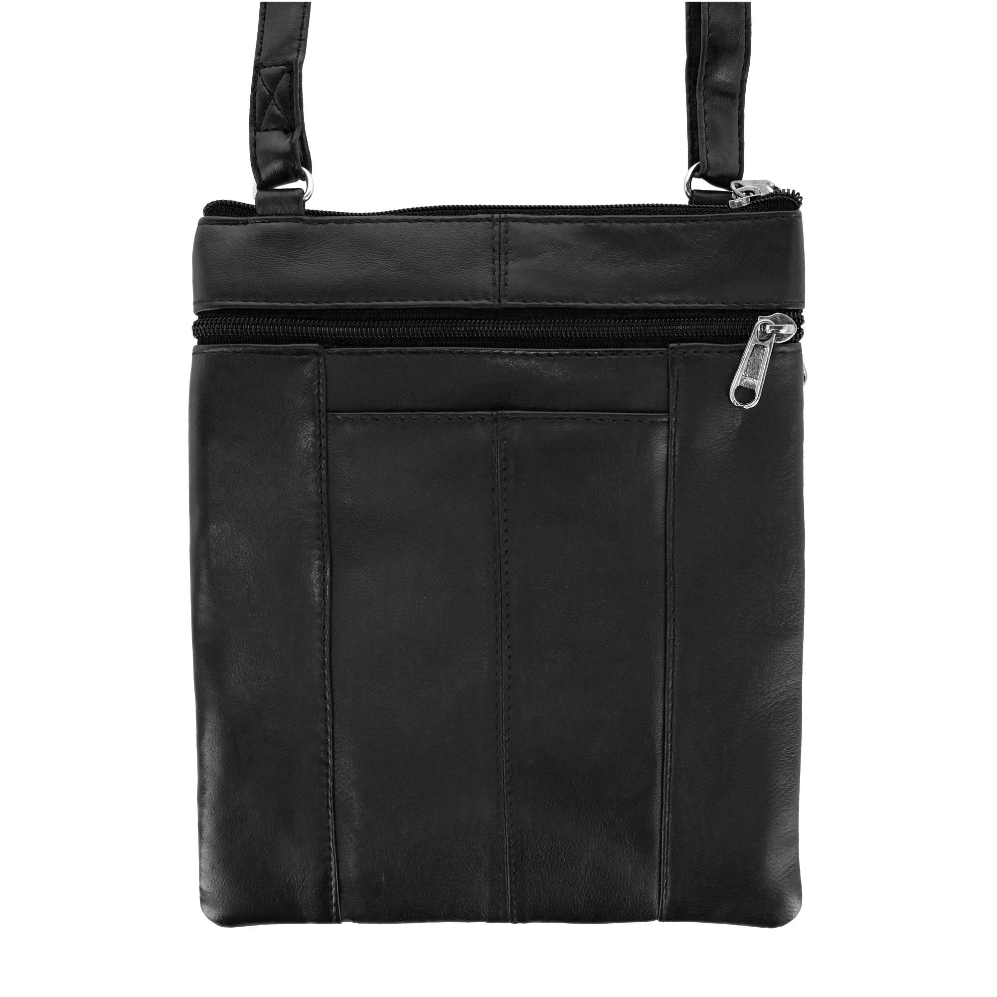 London Stitch Women's Leather Phone Pocket Crossbody Handbag