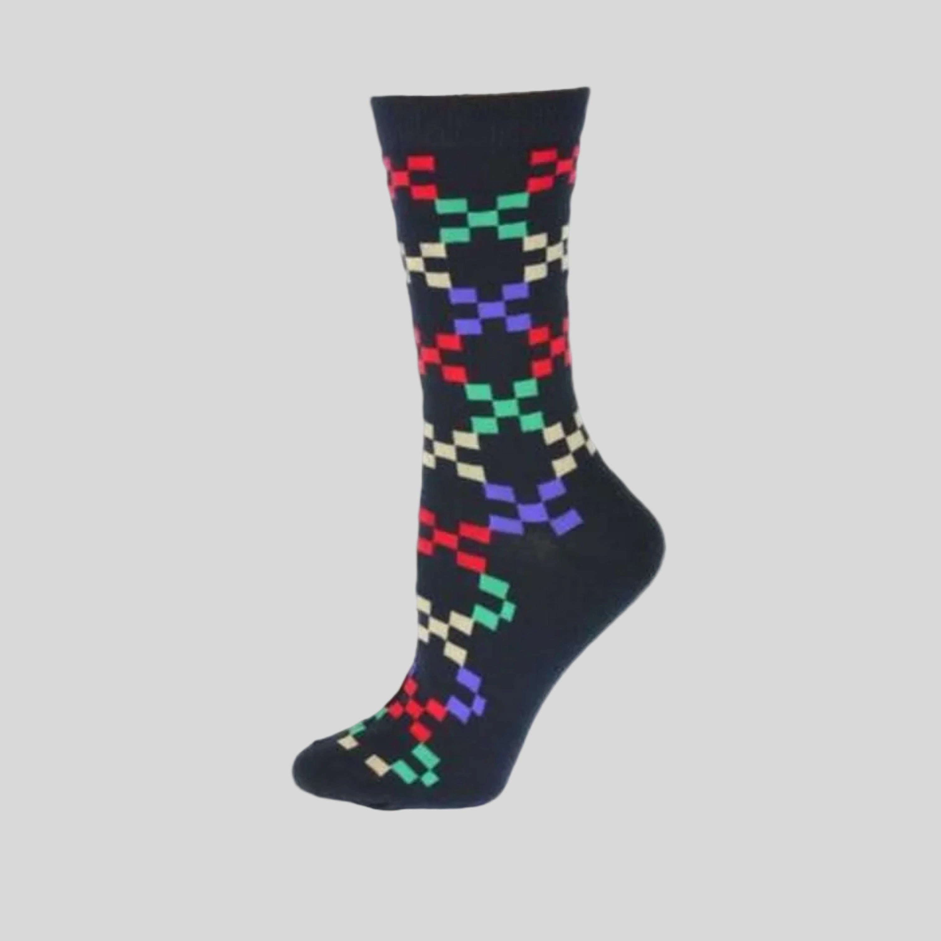 Wear Sierra Women's Colorful Crew Socks