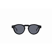 Azurina - 47mm Round Keyhole Polarized Sunglasses