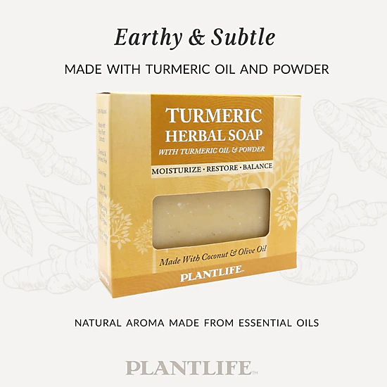 Plantlife Turmeric Aromatherapy Herbal Soap