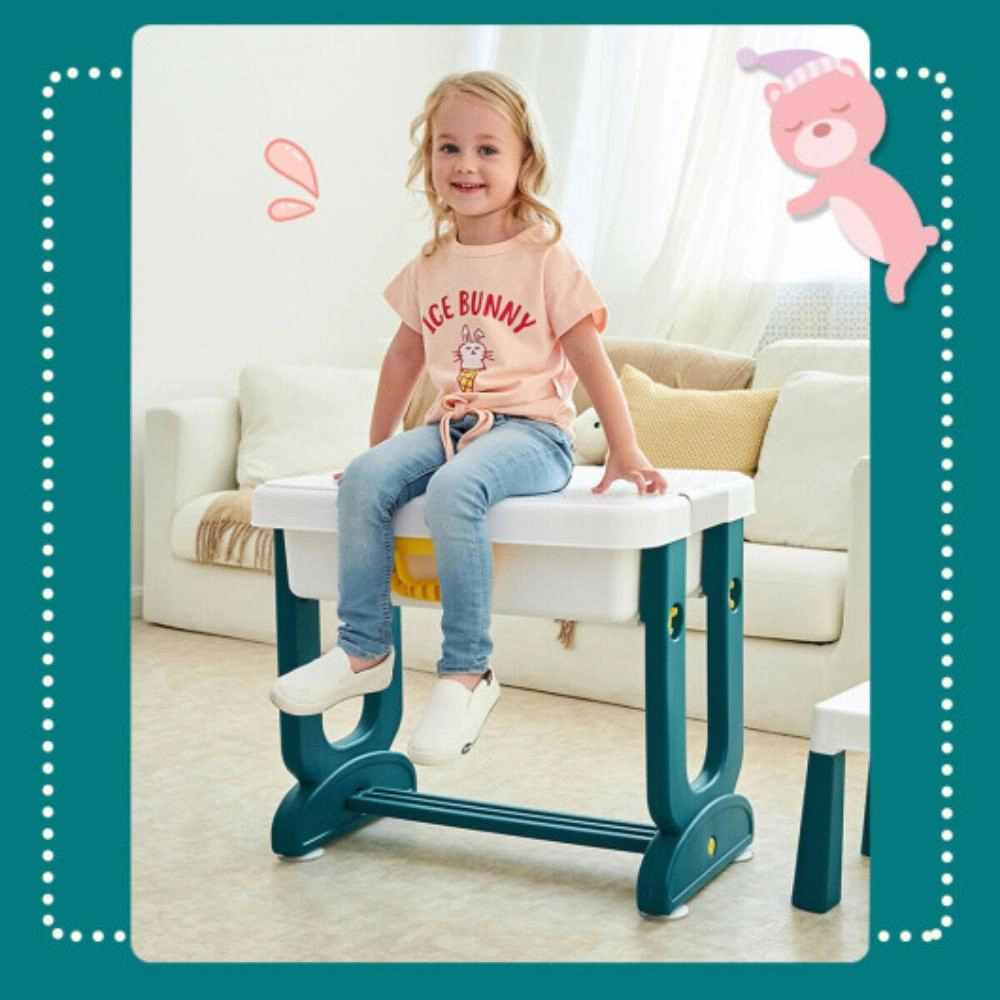 Hivvago 5-In-1 Kids Activity Table Set