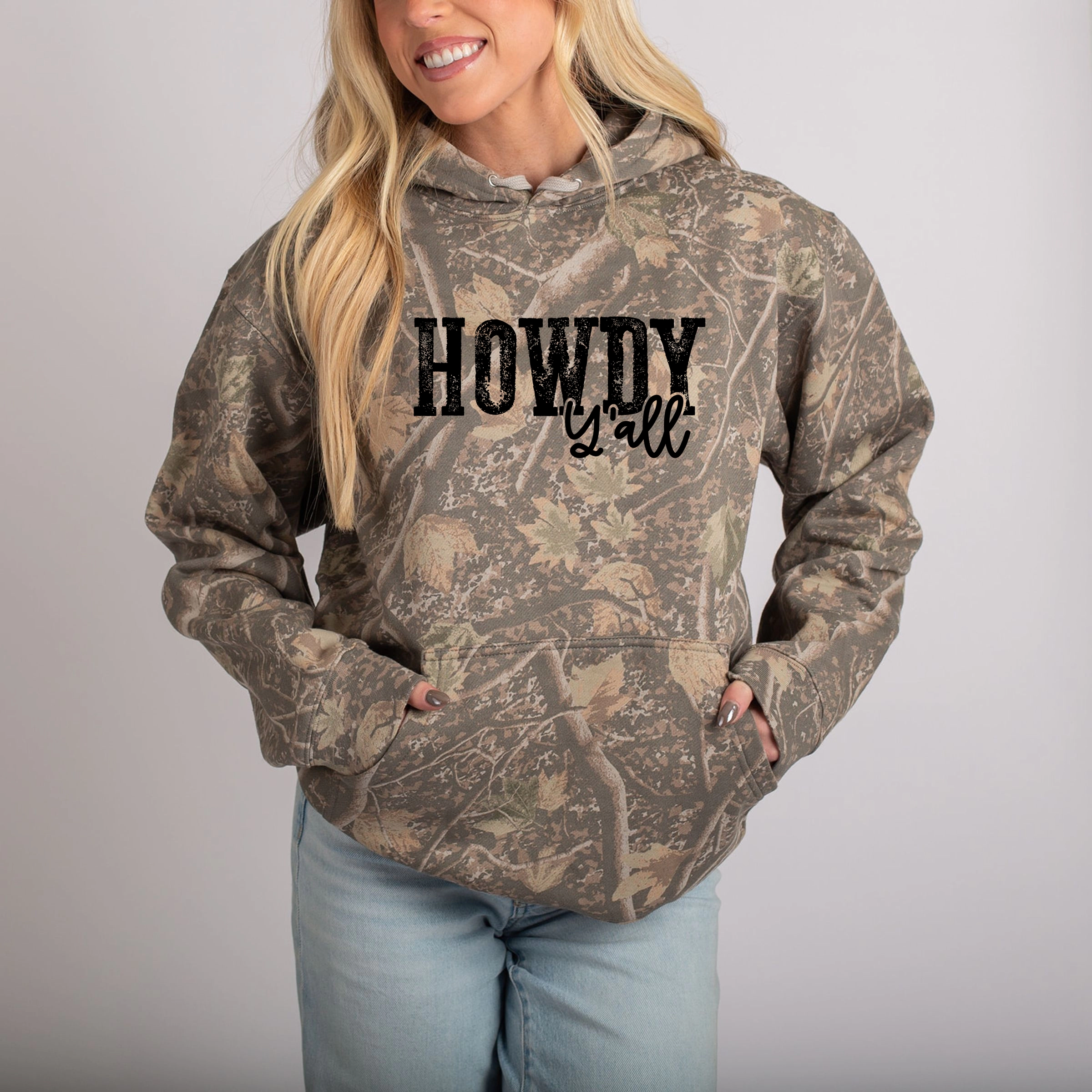 Simply Sage Market - Howdy Y'all Camo Hoodie