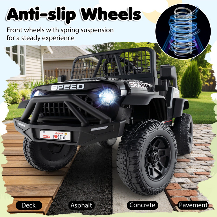 Hivvago 24V Ride On Car for Kids with Parent Remote Control and Music