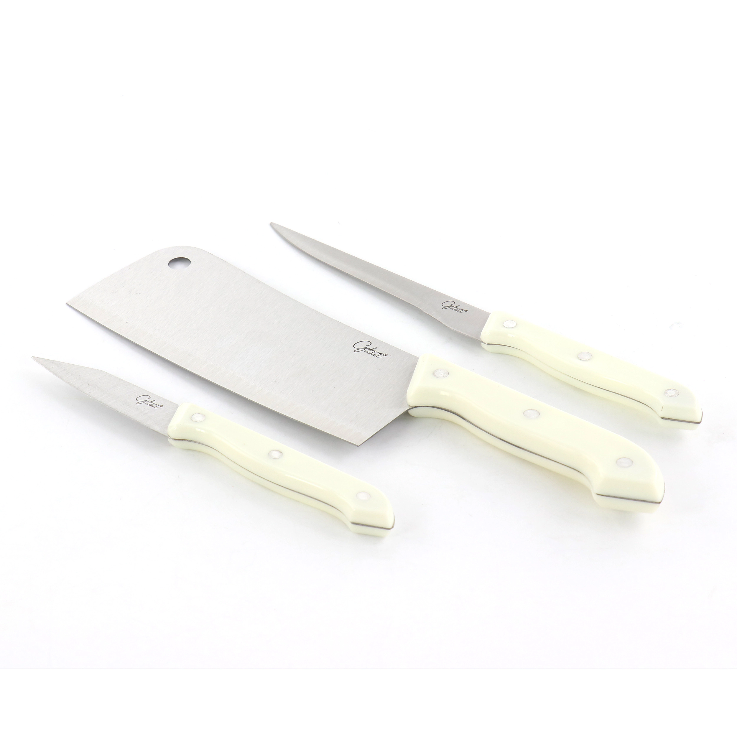 Gibson Home Wildcraft 10 Piece Cutlery Set With Cutting Board