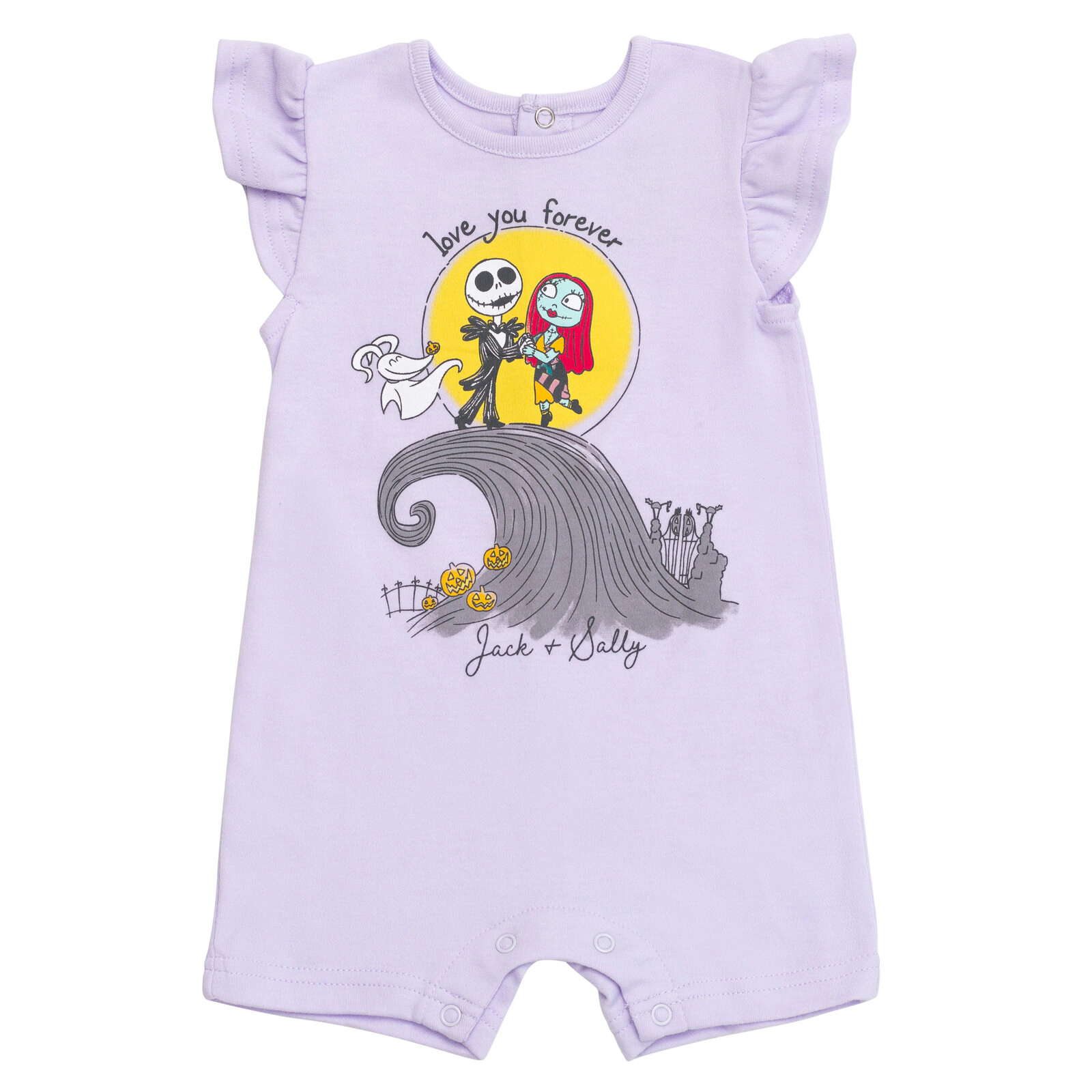 Disney Baby Girls' One Piece Romper and Hat Set