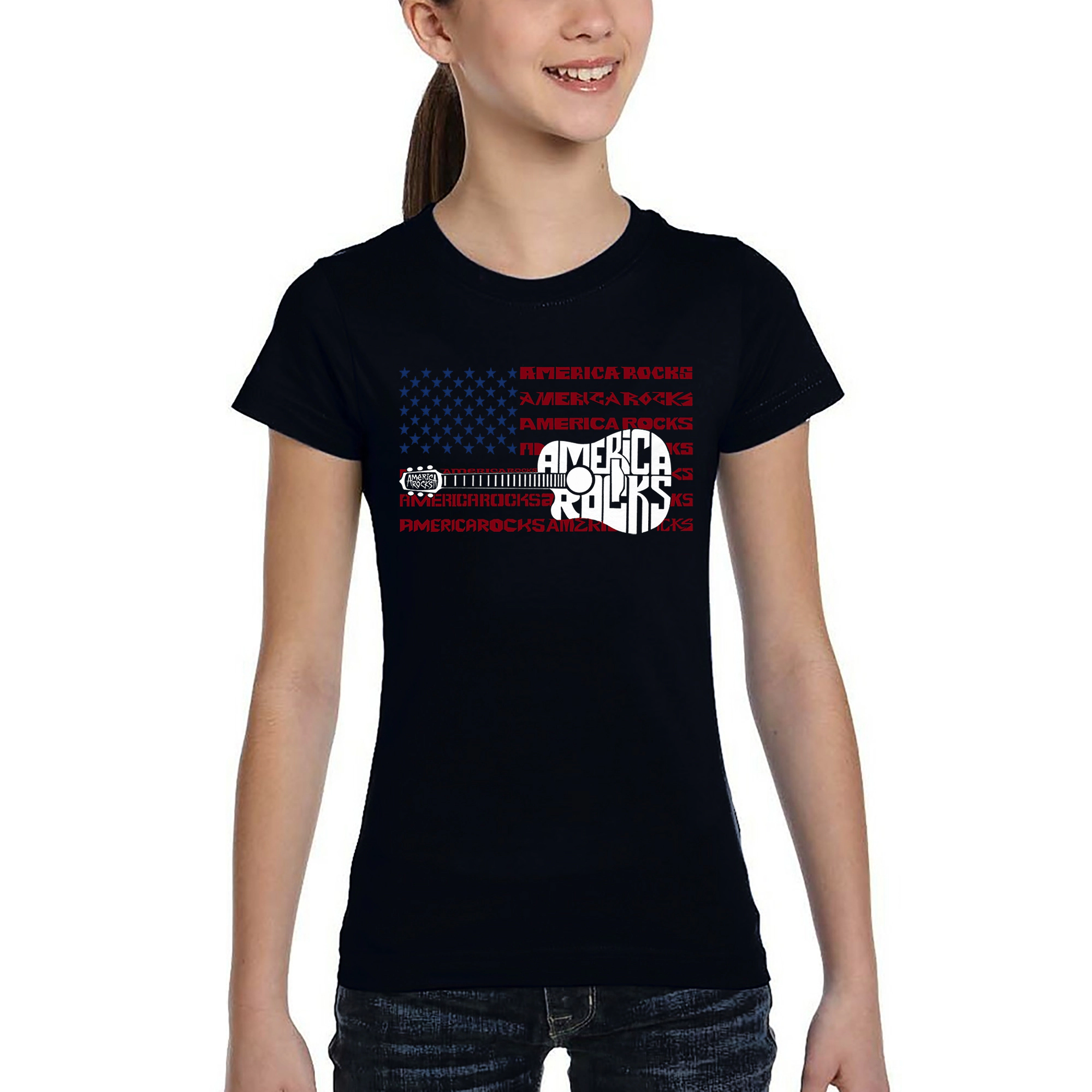LA Pop Art Girls Word T-Shirt