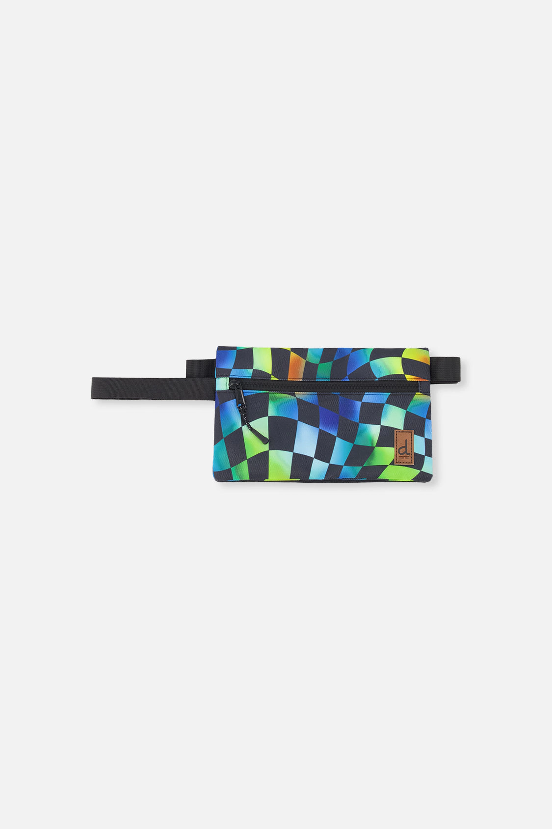 Deux par Deux Boys Checkered Print Double-Compartment Pencil Case