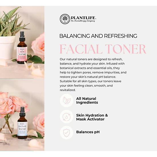Plantlife Rose & Aloe Facial Toner