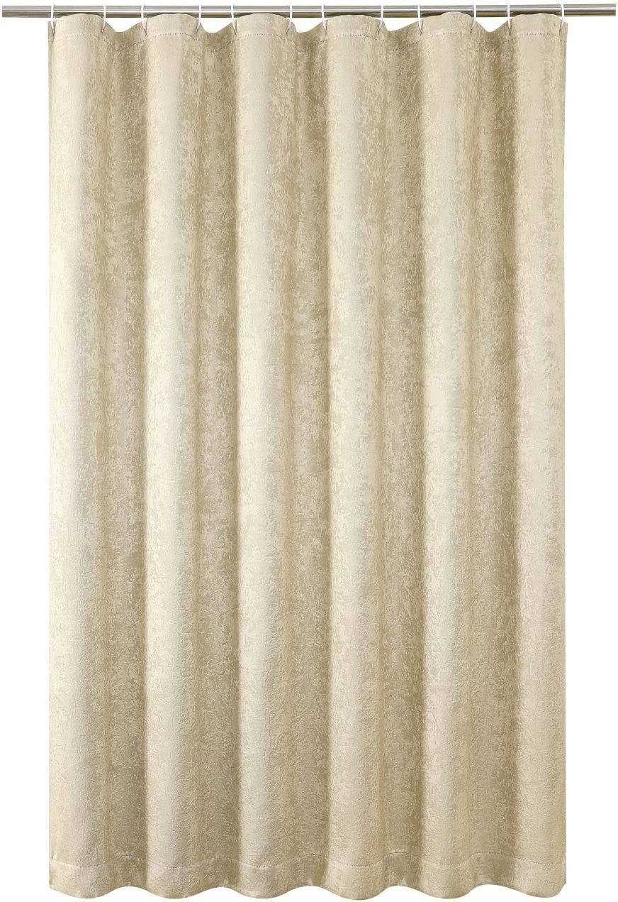 Kate Aurora Serena Elegant Jacquard Woven Fabric Shower Curtain - Standard
