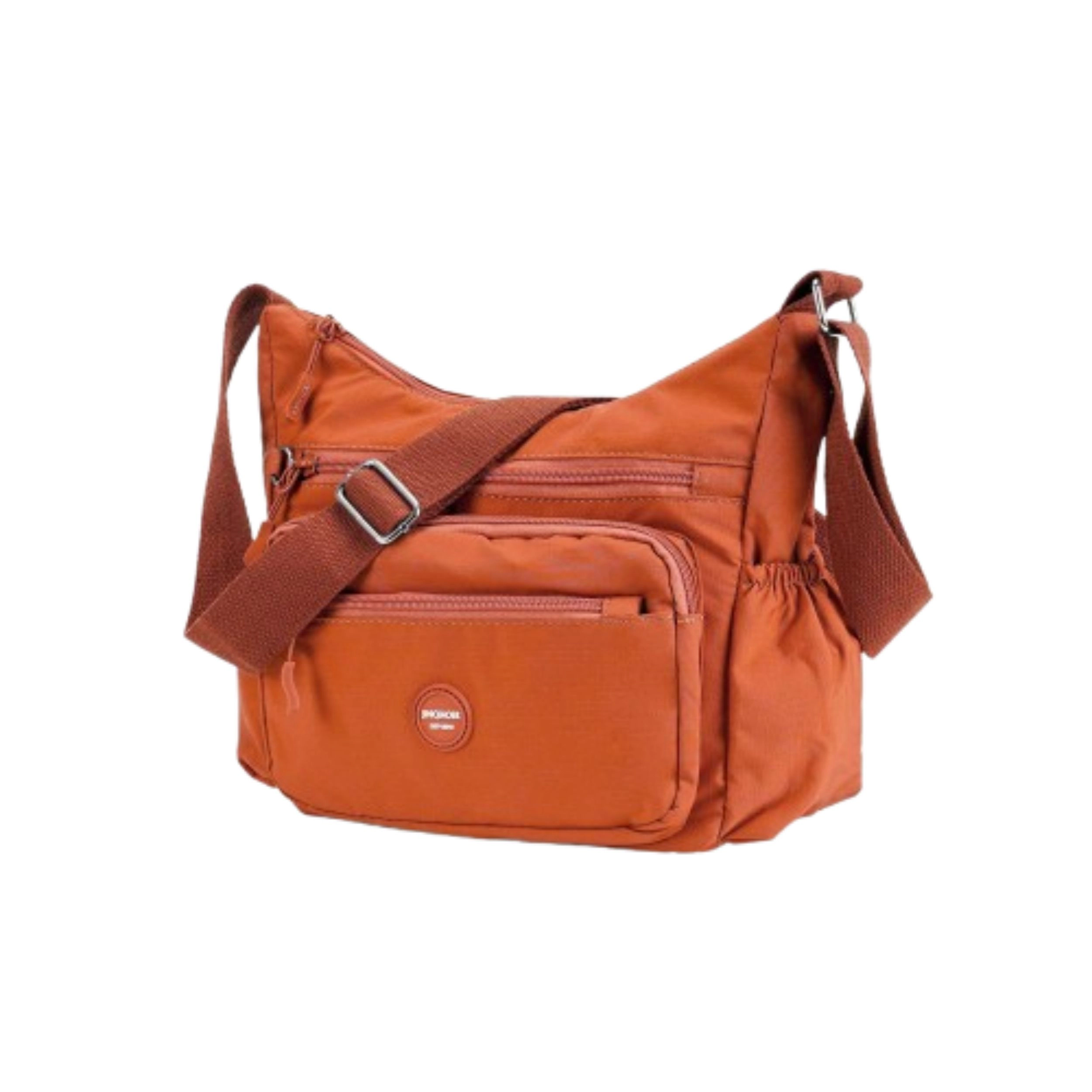 Home Collection Women’s Water Resistant Nylon Crossbody Bag with Multi Pockets
