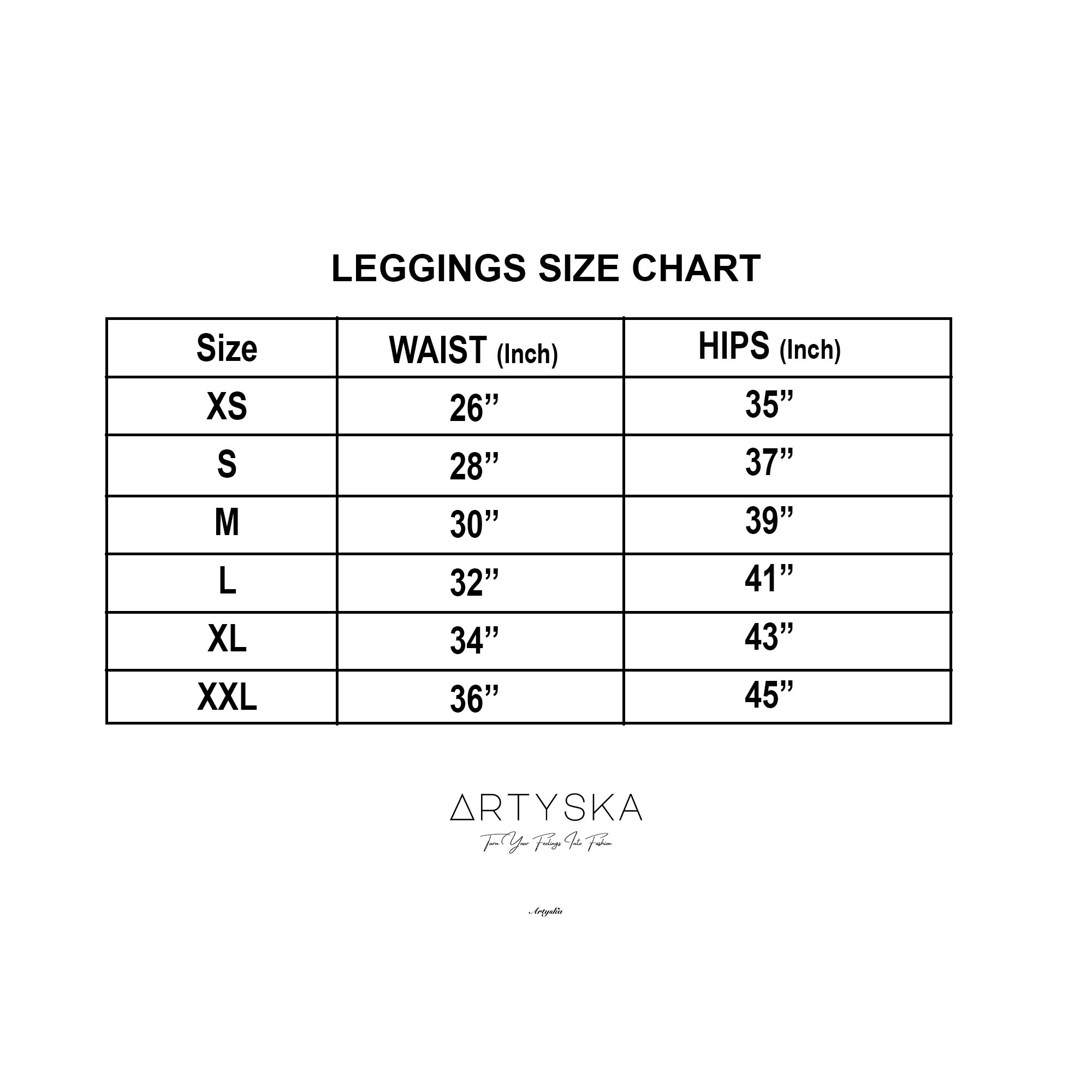 Artyska Women's Signature High-Waisted Performance Leggings