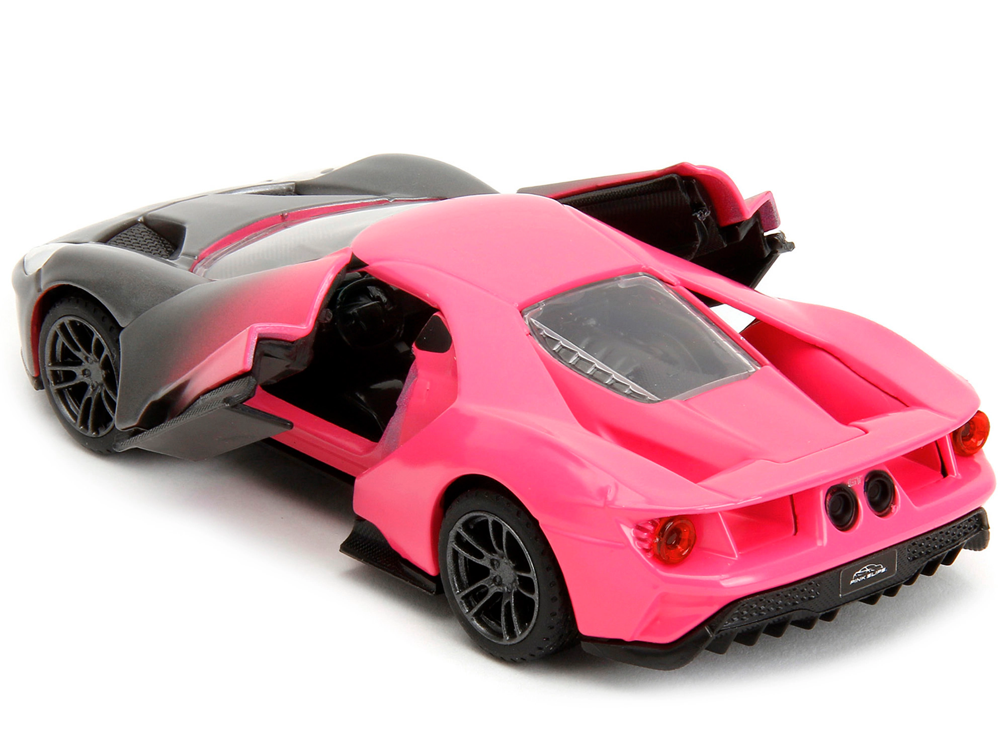 Jada 2017 Ford GT Gray Metallic and Pink Gradient "Pink Slips" Series 1/32 Diecast Model Car by Jada