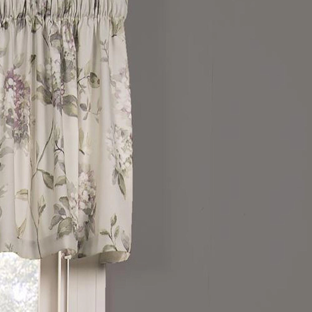 Ellis Curtain Abigail Room Darkening Blackout Tailored Window Valance 80" x 15" Lilac