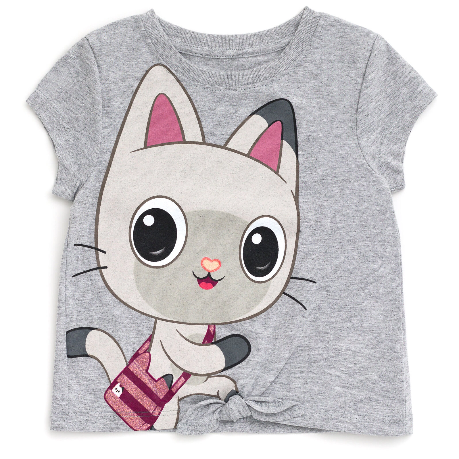 Dreamworks Gabby's Dollhouse Girls' 3-Pack Glitter T-Shirts