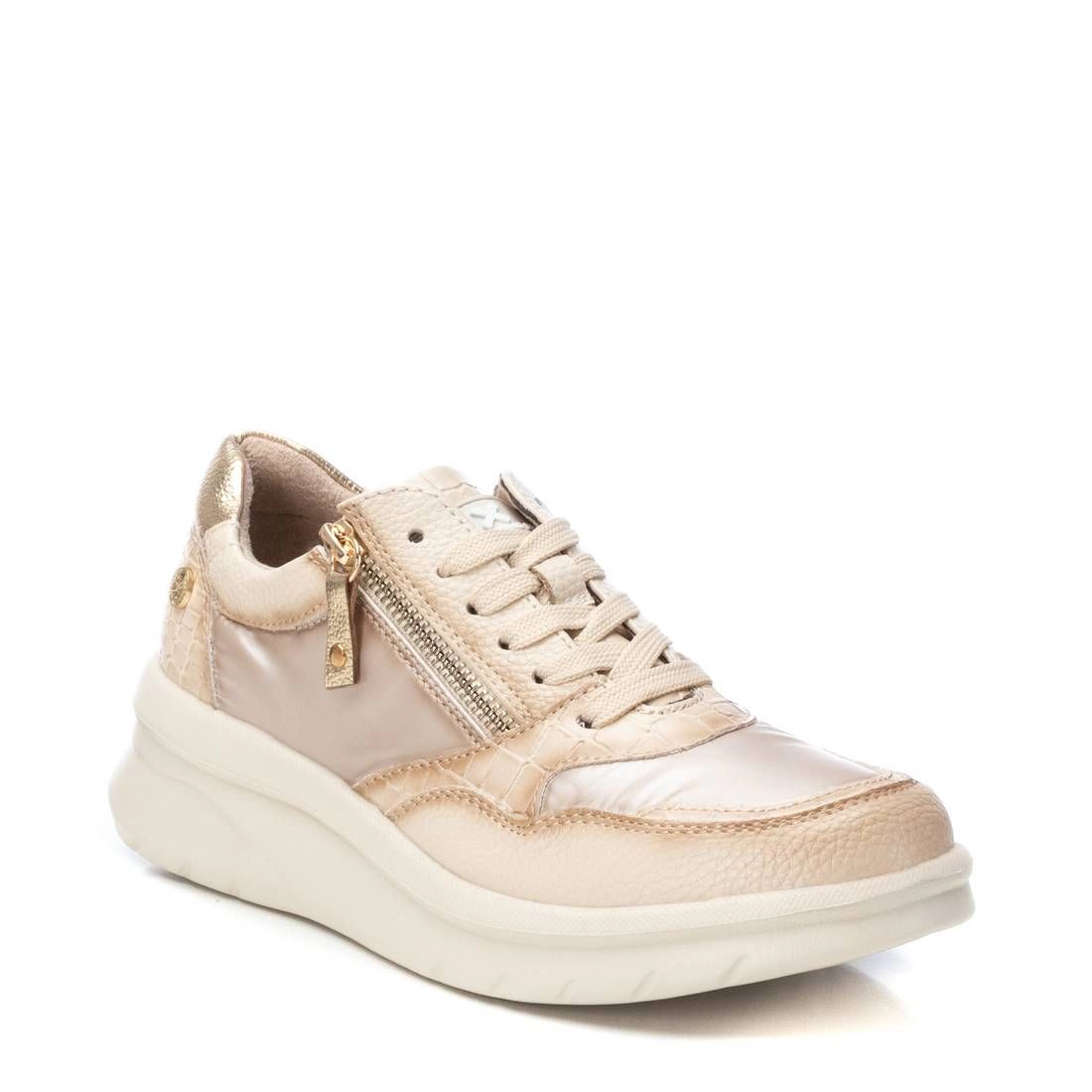 XTI Women's Sneakers Casual Lightweight Side-Zip Rubber Sole