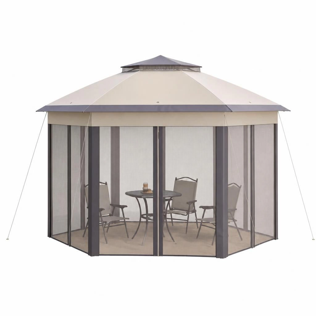 WOW PIONEER Square Outdoor Canopy Gazebo