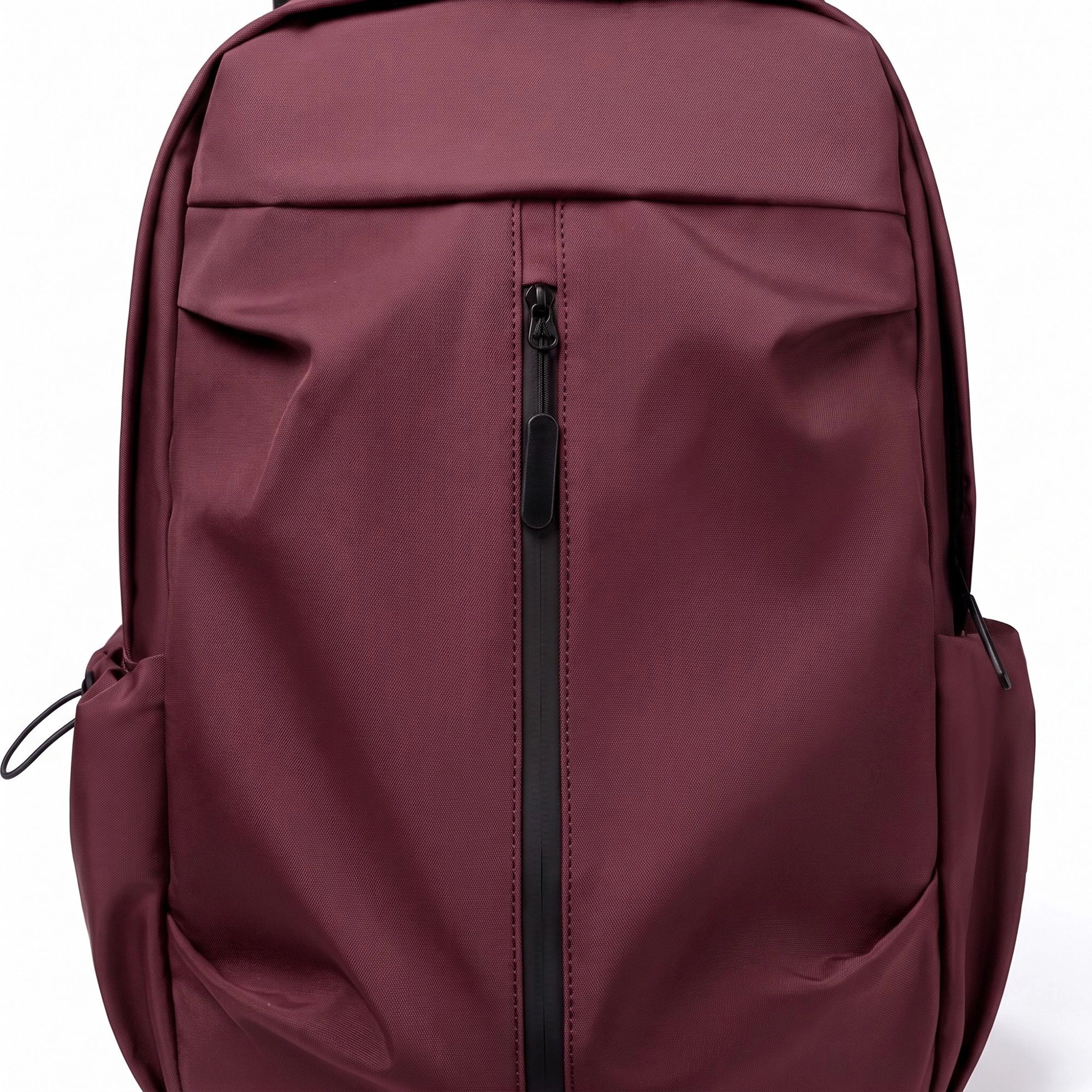 Alilang Women's Lightweight Laptop Backpack with Vertical Front Zip Pocket Side Pockets and Adjustable Padded Straps