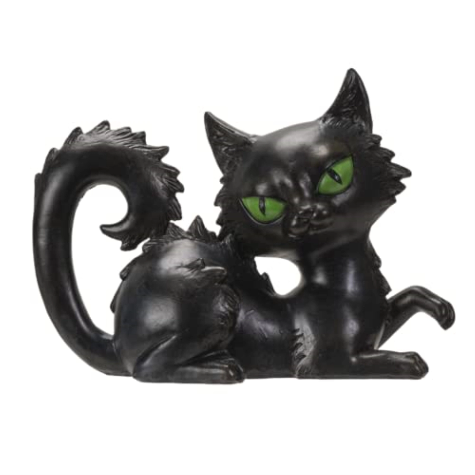 Pacific Giftware Black Cat Sitting Figurine Spooky Polyresin Statue and Home Decoration 8.27 Inches x 3.15 Inches x 5.91 Inches