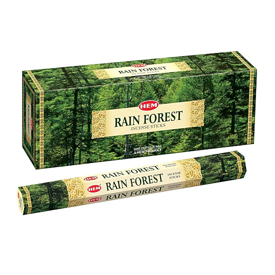 Hem Rain Forest Incense Sticks - 120-Count Bulk Box, 6 Tubes of 20 ...