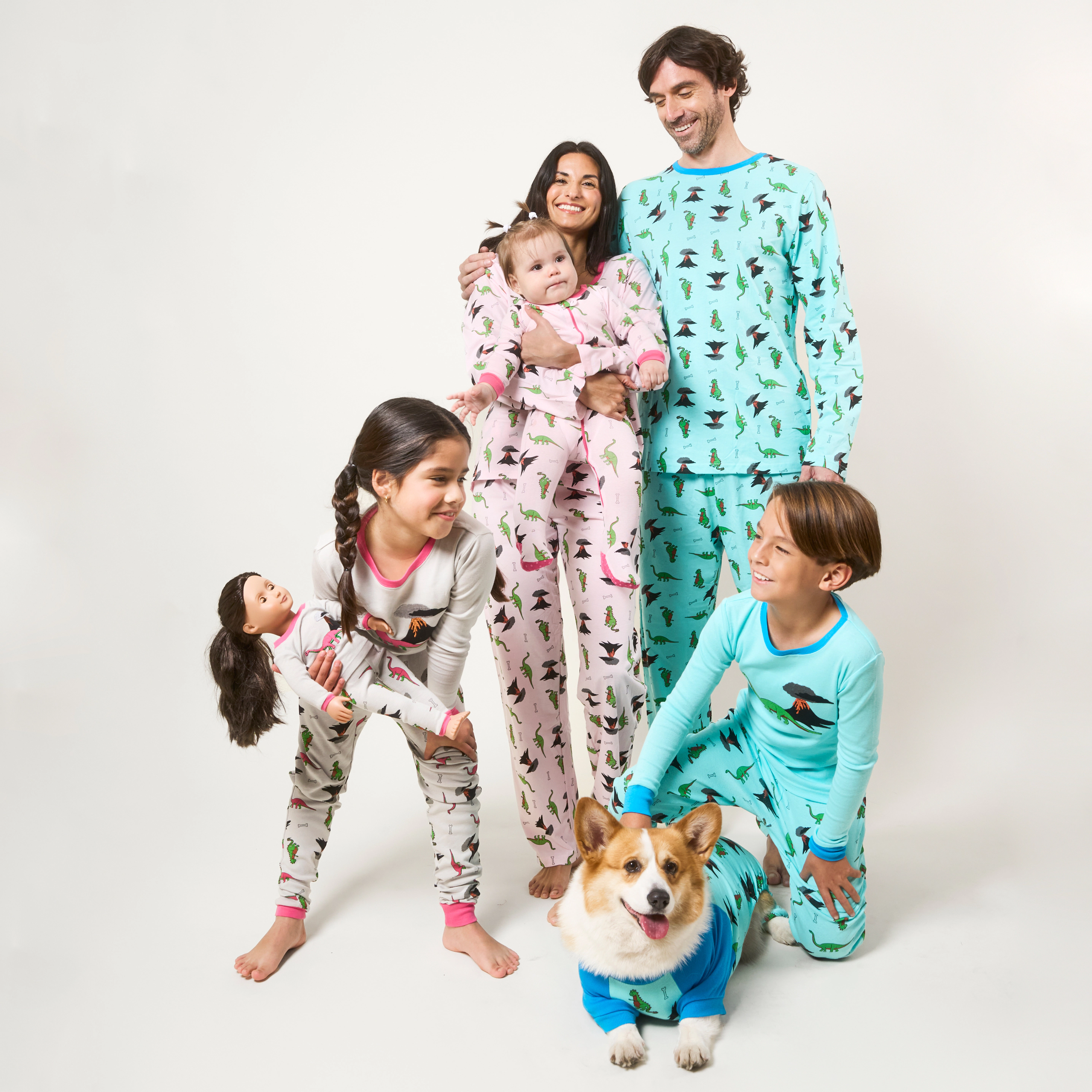 Leveret Baby/Toddler/Kids 2-pc Cotton Snug Fit Dinosaur Pajamas
