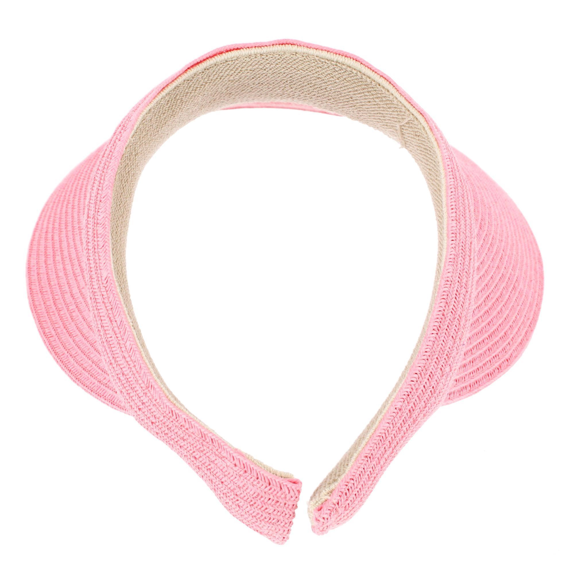 CTM Women's Comfort Staw Sun Visor
