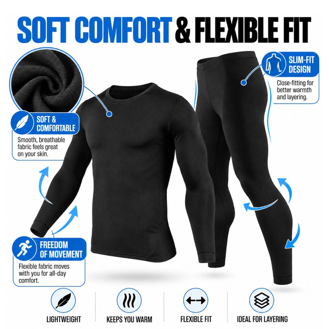 Men’s Thermal Underwear Set