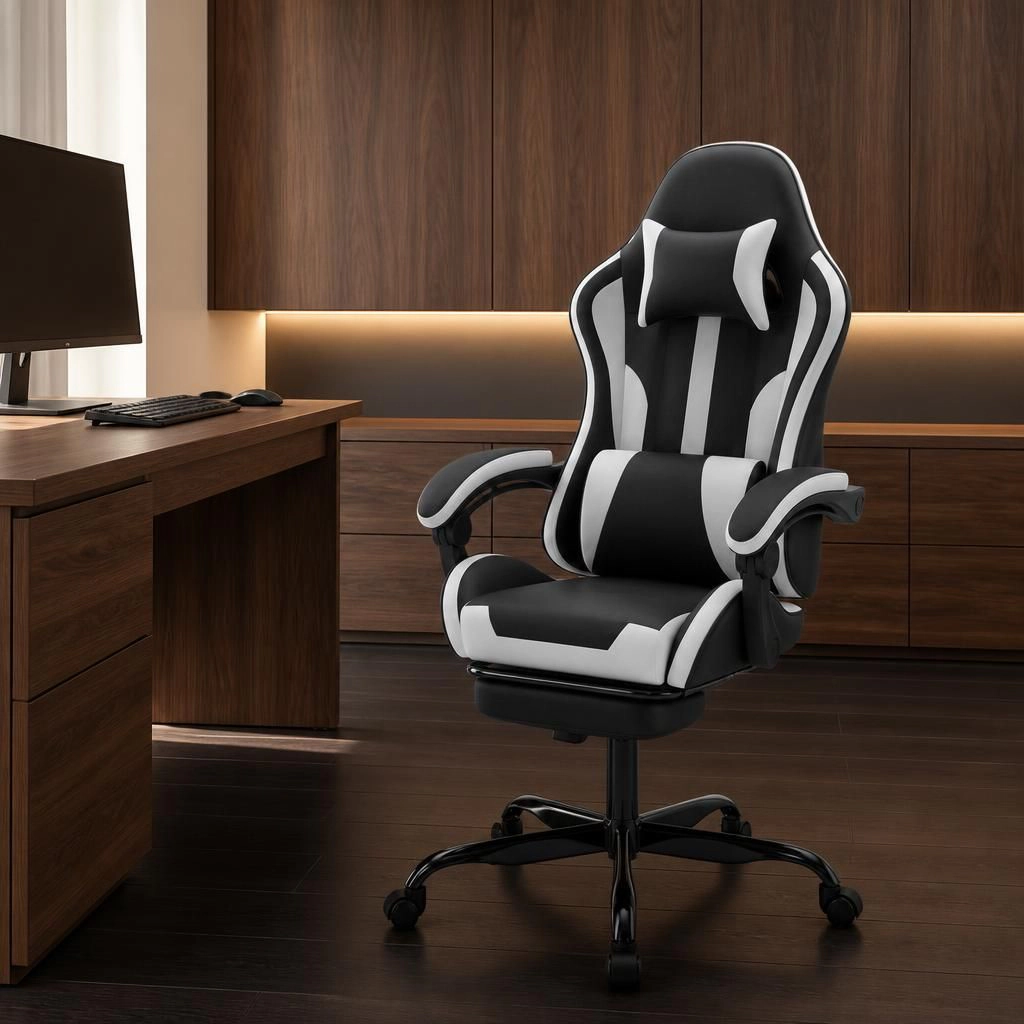GOODSILO Ergonomic Padded Office Chair Suitable for Home Workspaces