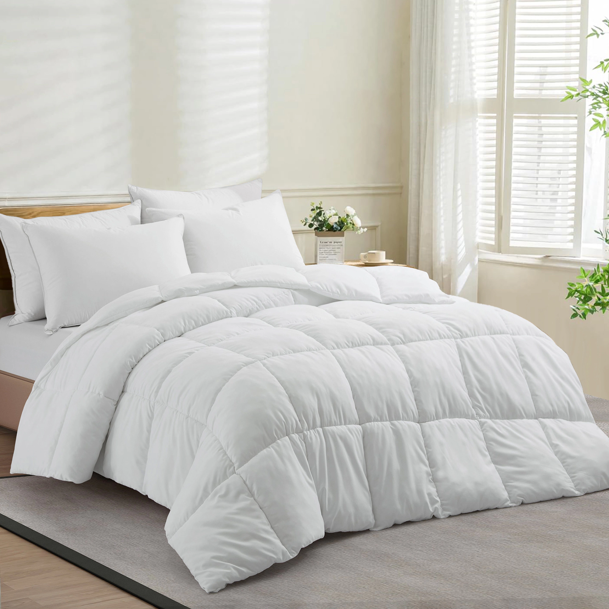 Unikome Premium Down Alternative Comforter Insert - Soft Bedding