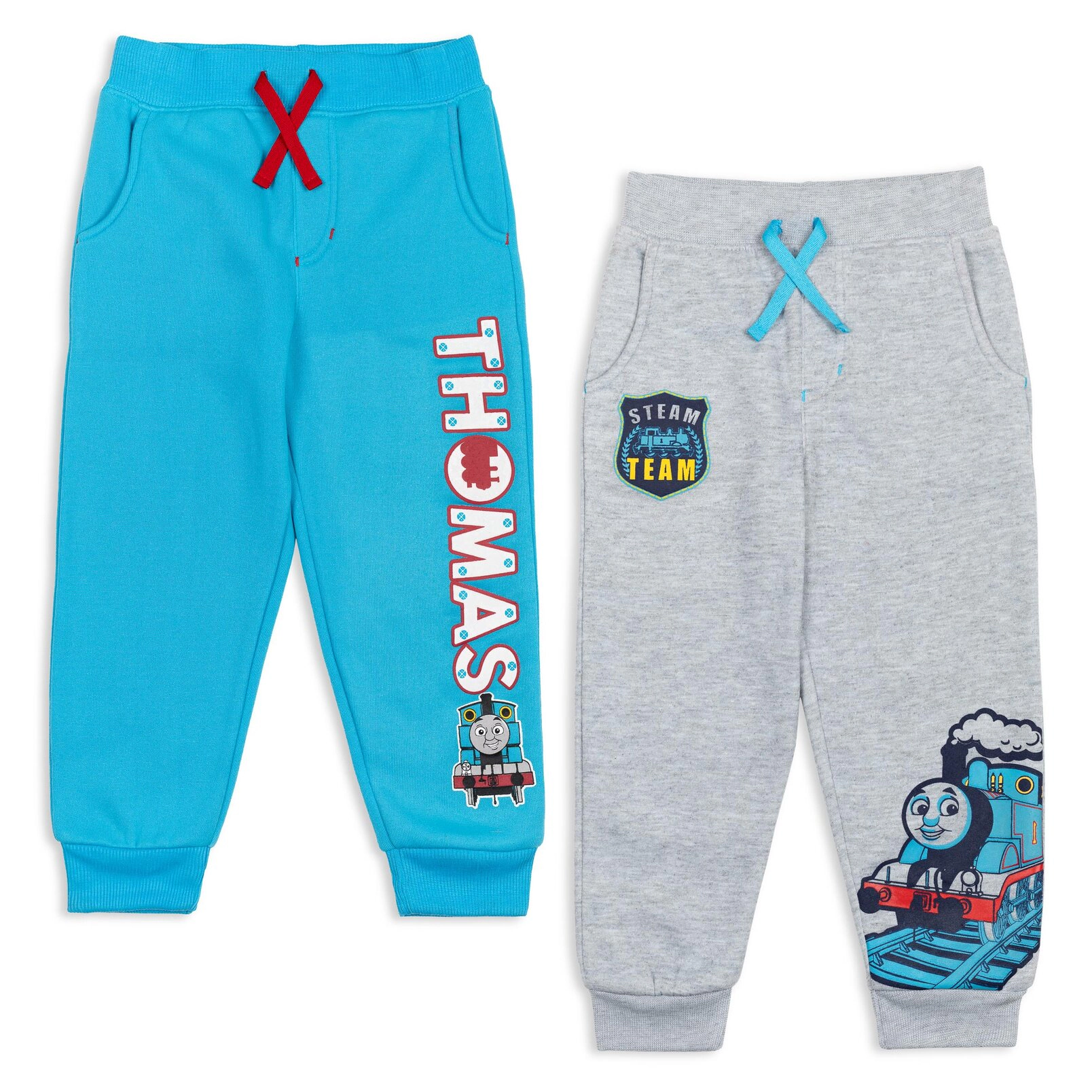 Thomas & Friends Boys' 2-Pack Fleece Jogger Pants