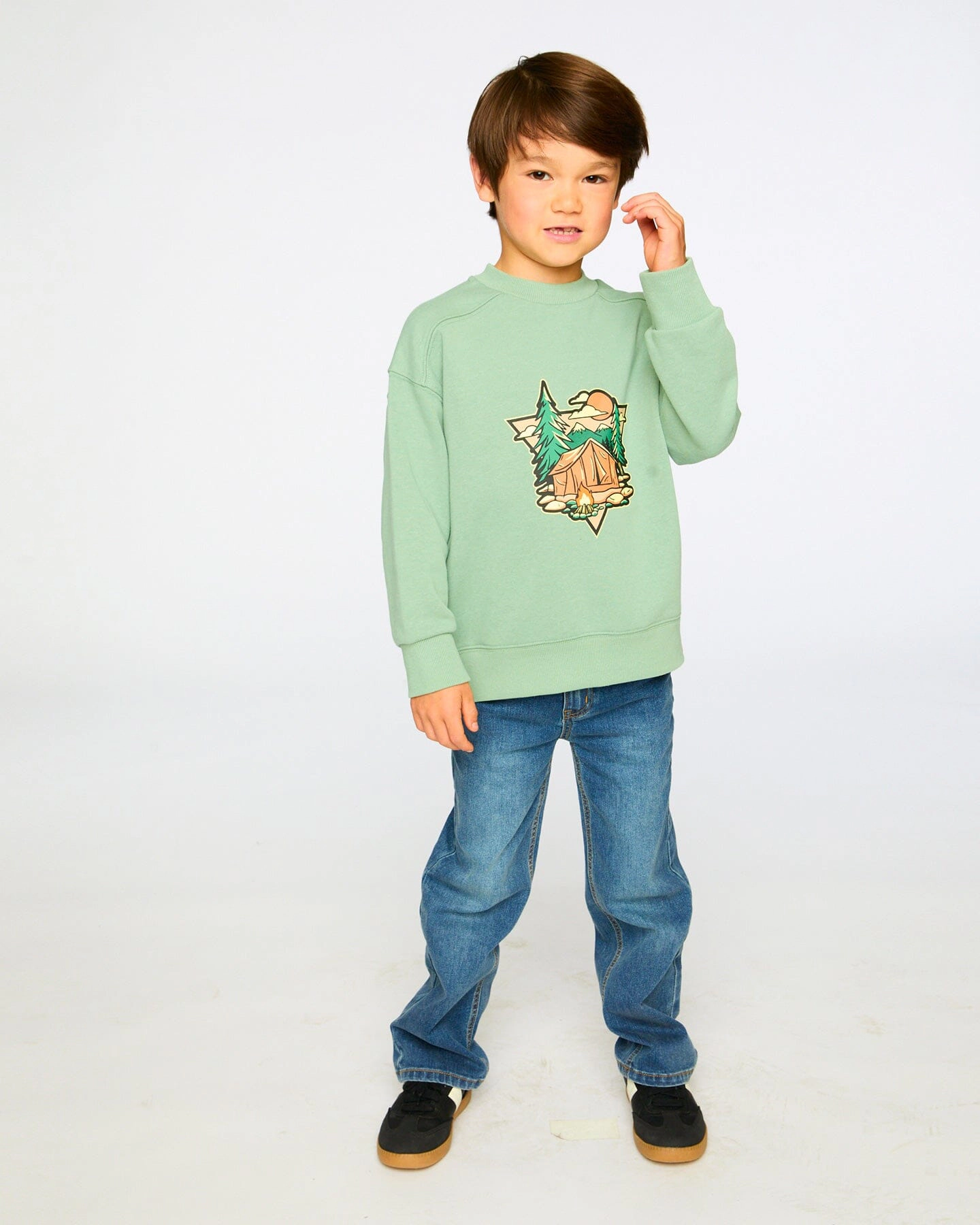 Deux par Deux Boys Stretch Jeans Navy Blue Denim