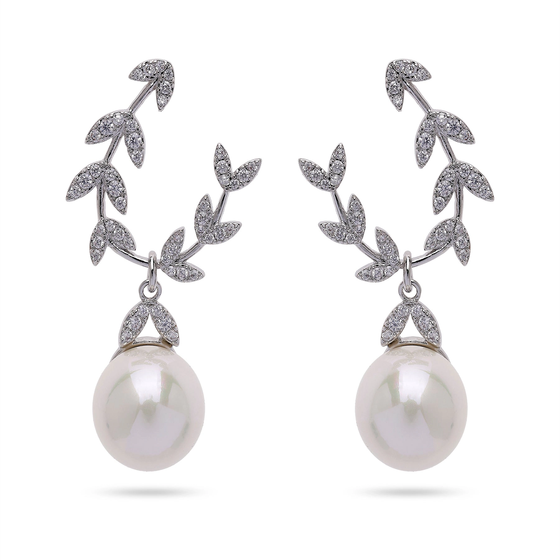 AGP PARIS Womens Elegant Round Drop Earrings