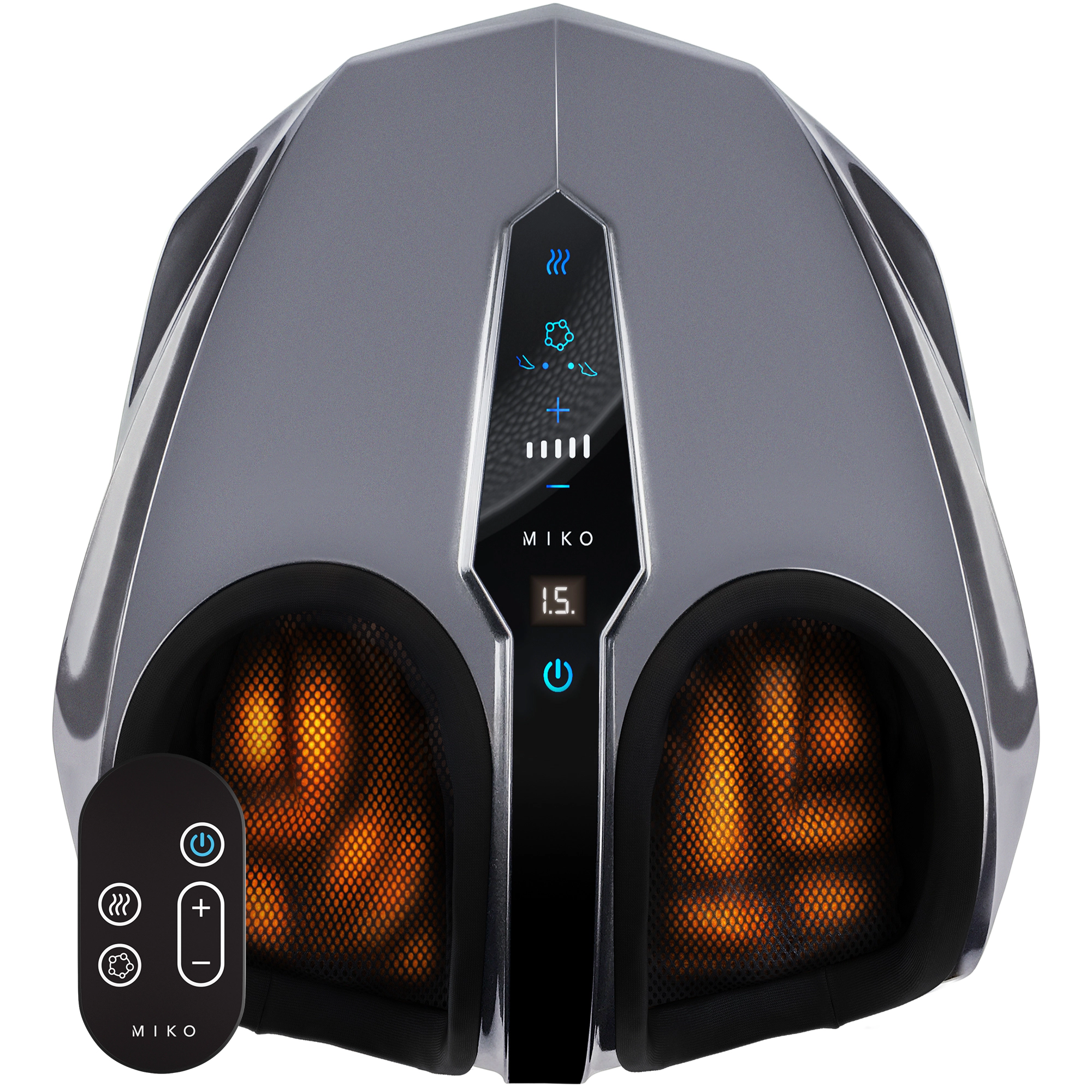 Miko Shiatsu Foot Massager Machine with Kneading and Switchable Heat