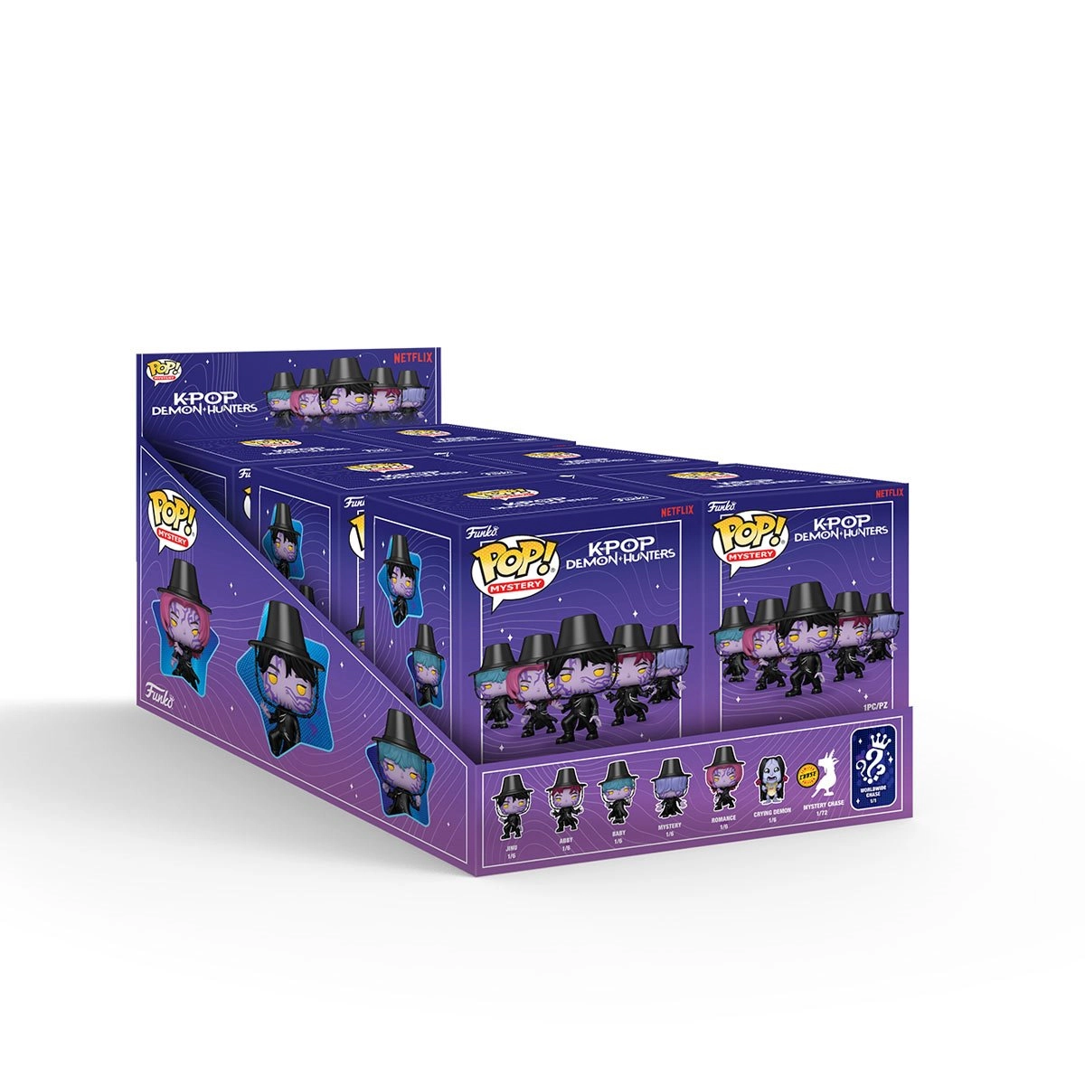 Funko Pop! Kpop Demon Hunters Mystery Figure Case of 6