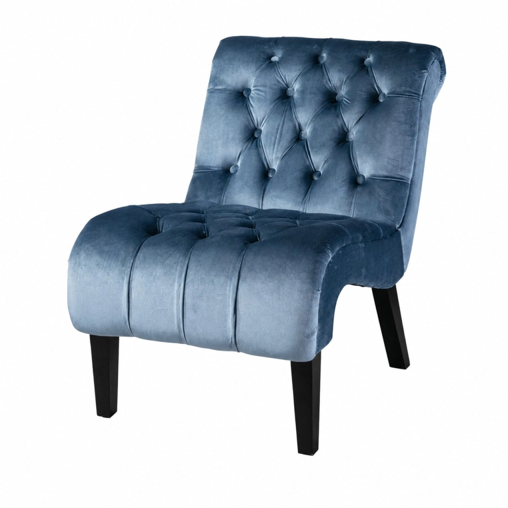 GOODSILO Upholstered Velvet Accent Chair Comfortable Seating