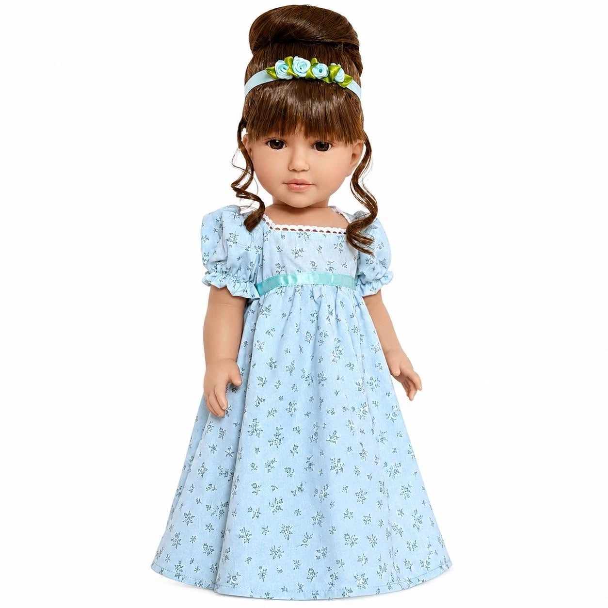 Kennedy and Friends® Kennedy™ "Be Still" Sculpt – Regency Blue Floral Gown