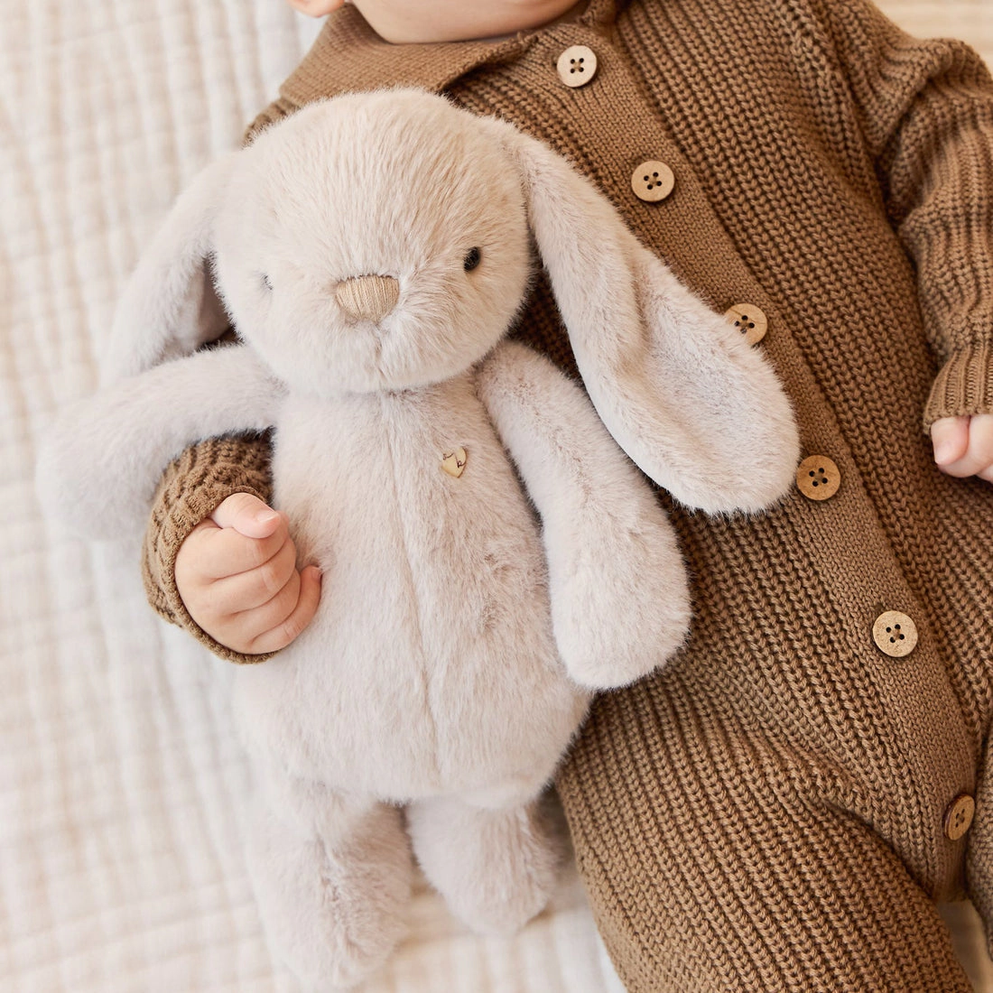 Snuggle Bunnies Penelope the Bunny 12" Plush & 6" Keychain Set