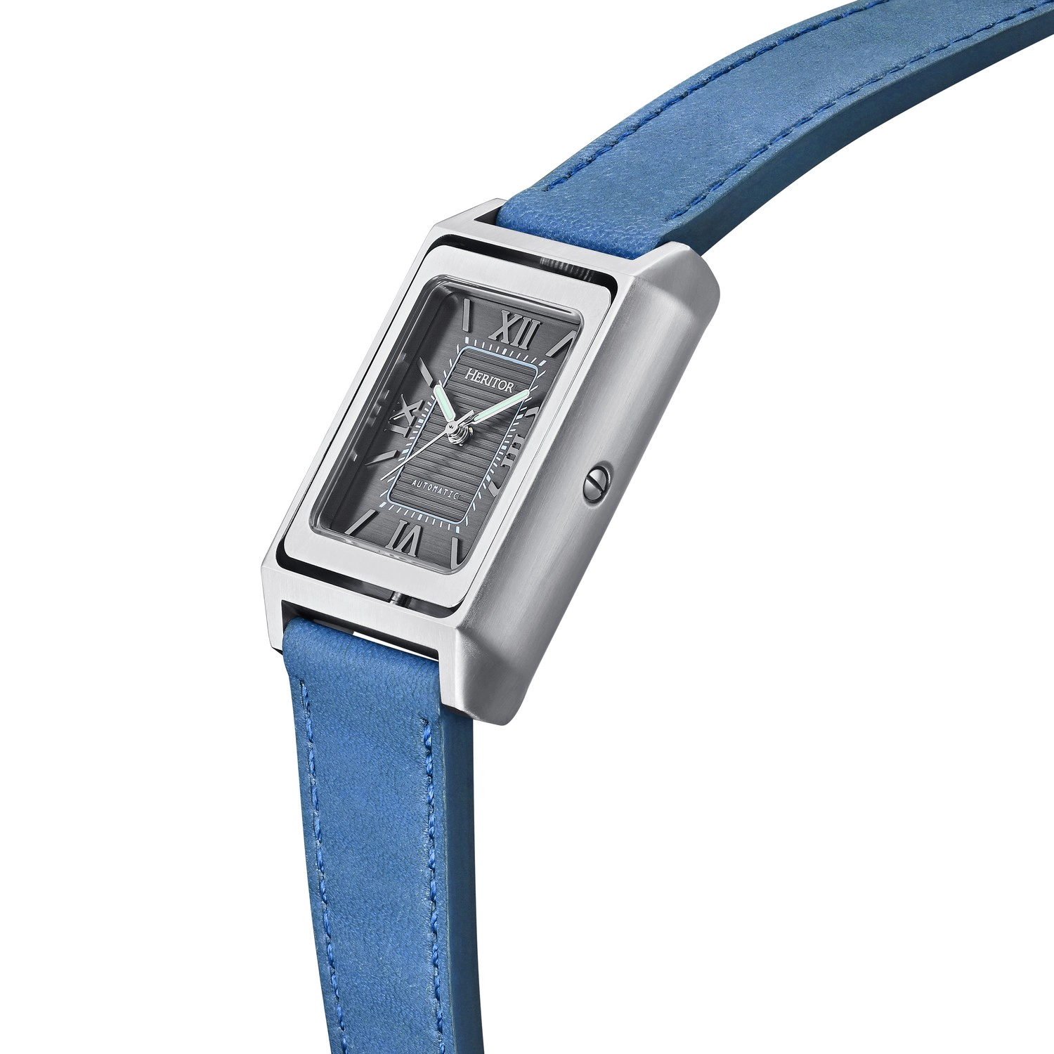 Heritor Automatic Esteban Leather Band Watch
