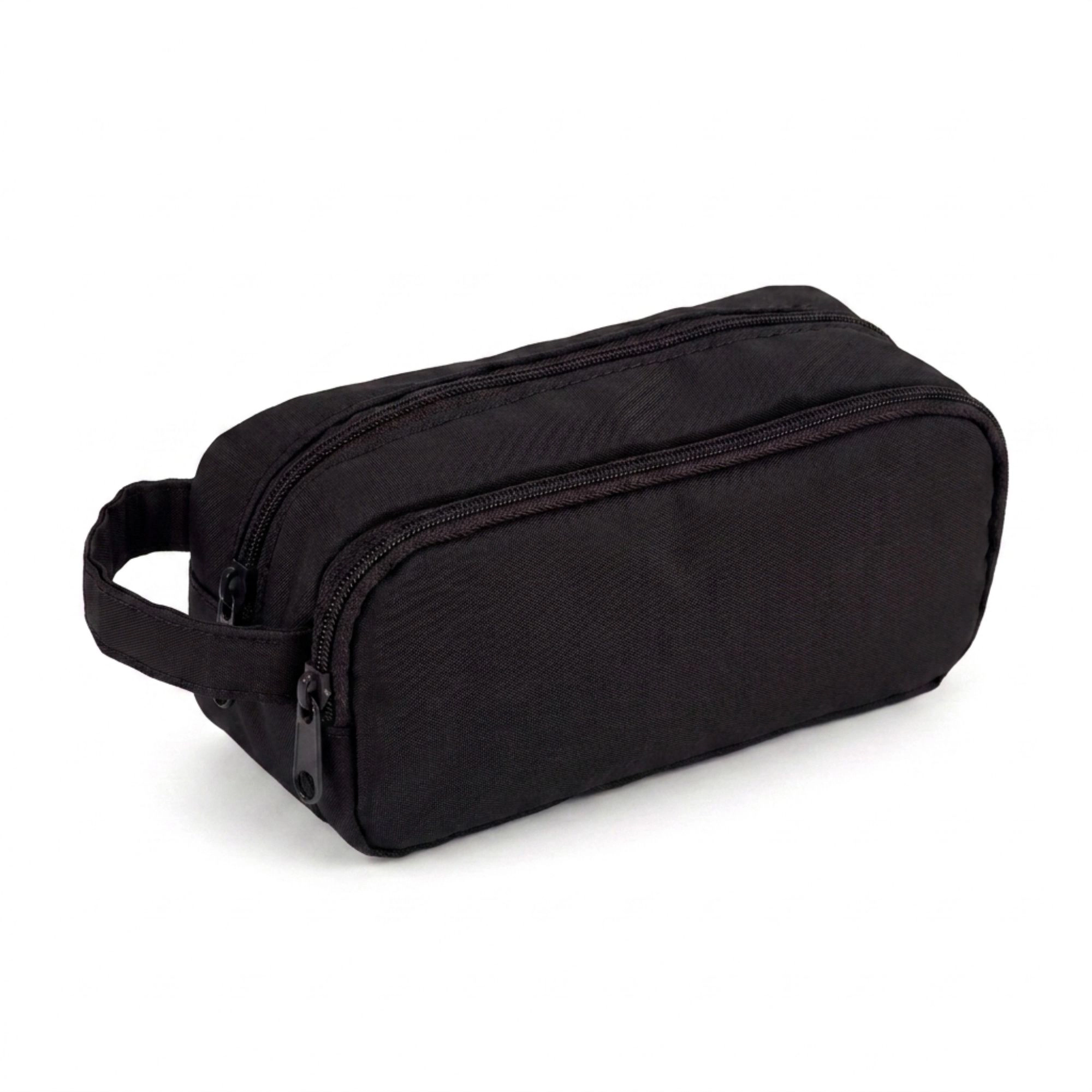Alilang Unisex Large Capacity Pencil Case Double Layer Zipper Pouch with Handle