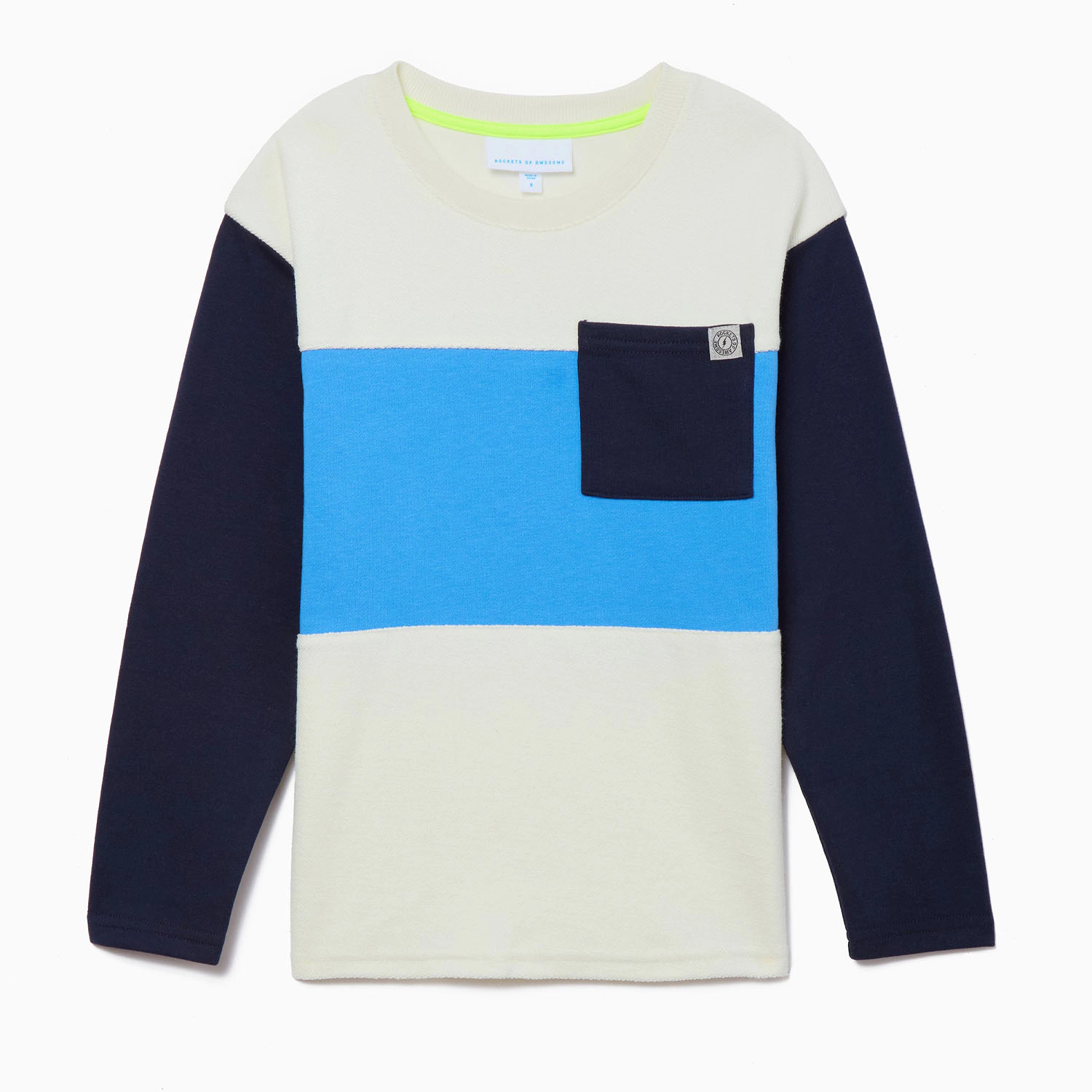 Rockets of Awesome Colorblock Relax Tee for Boys