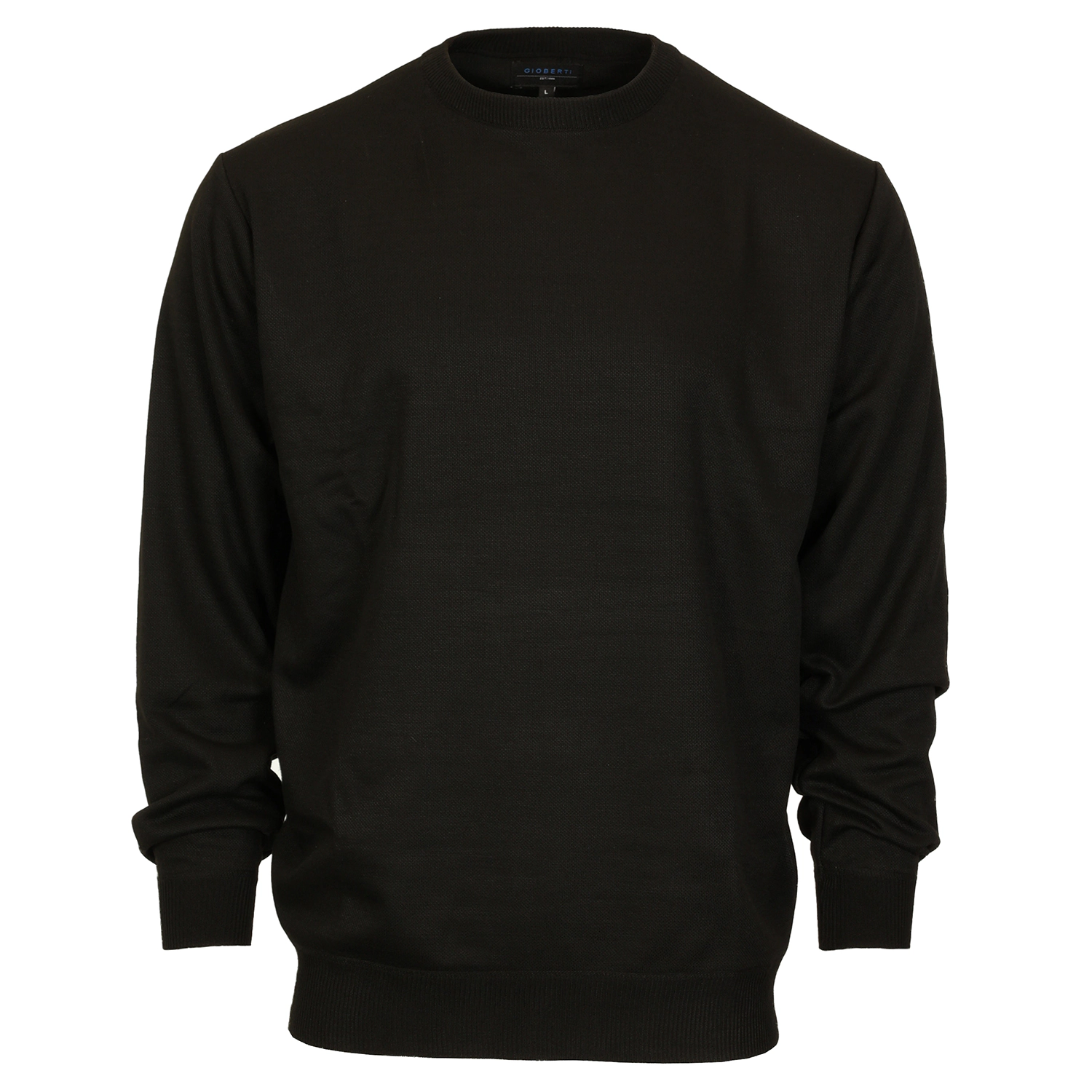 Gioberti Men's Jacquard Crew Neck Pullover Sweater