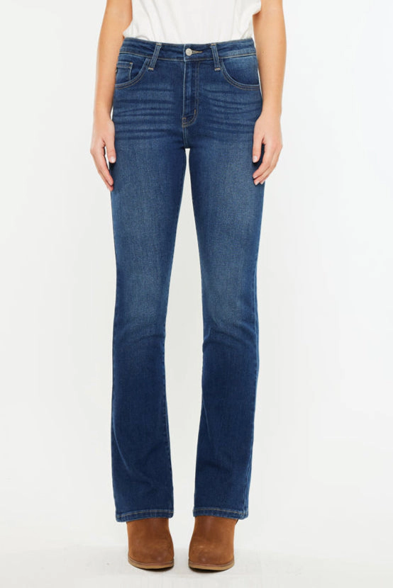 KanCan Women's Essentials High Rise Bootcut Jeans Denver