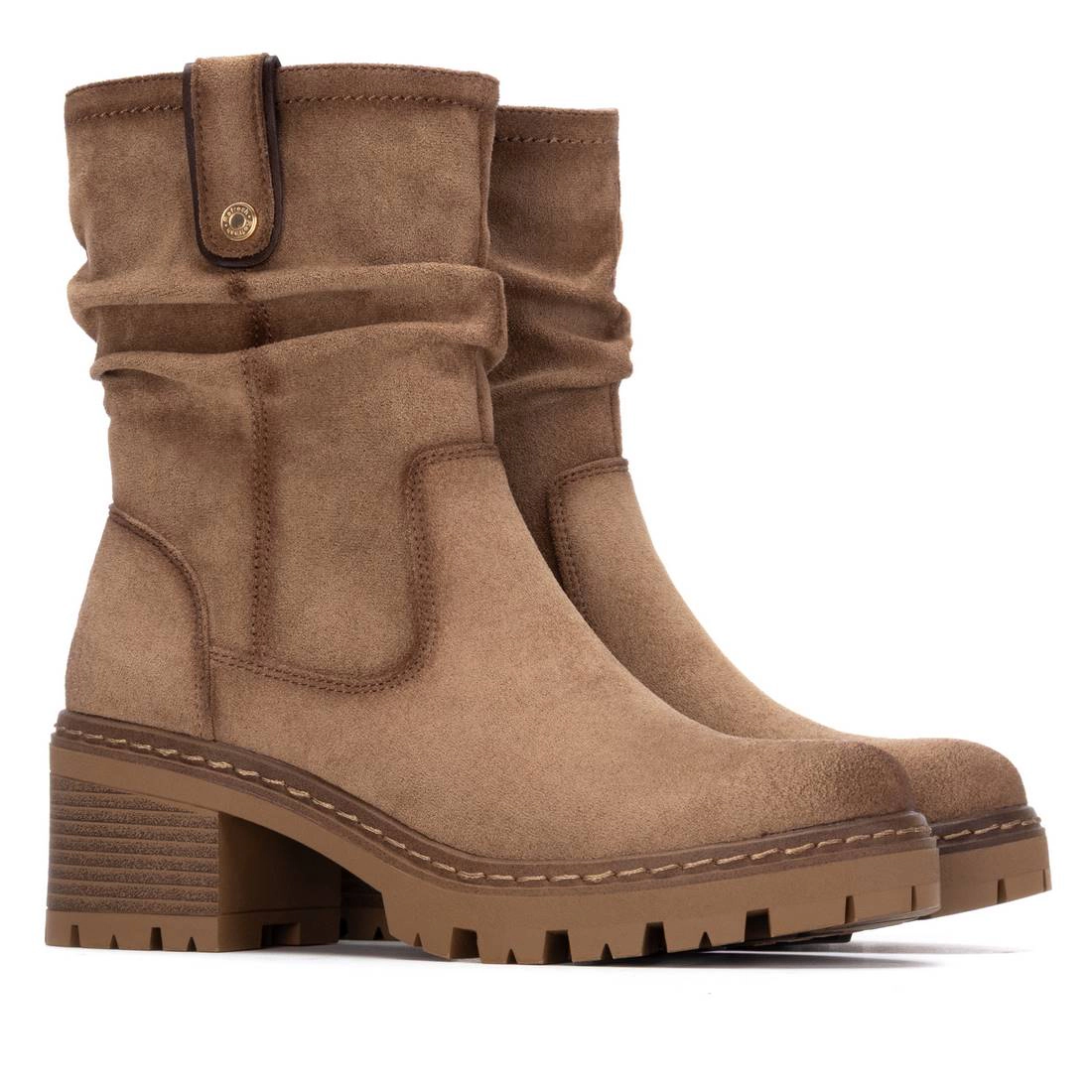 Women's Suede Ankle Booties Refresh Collection By XTI