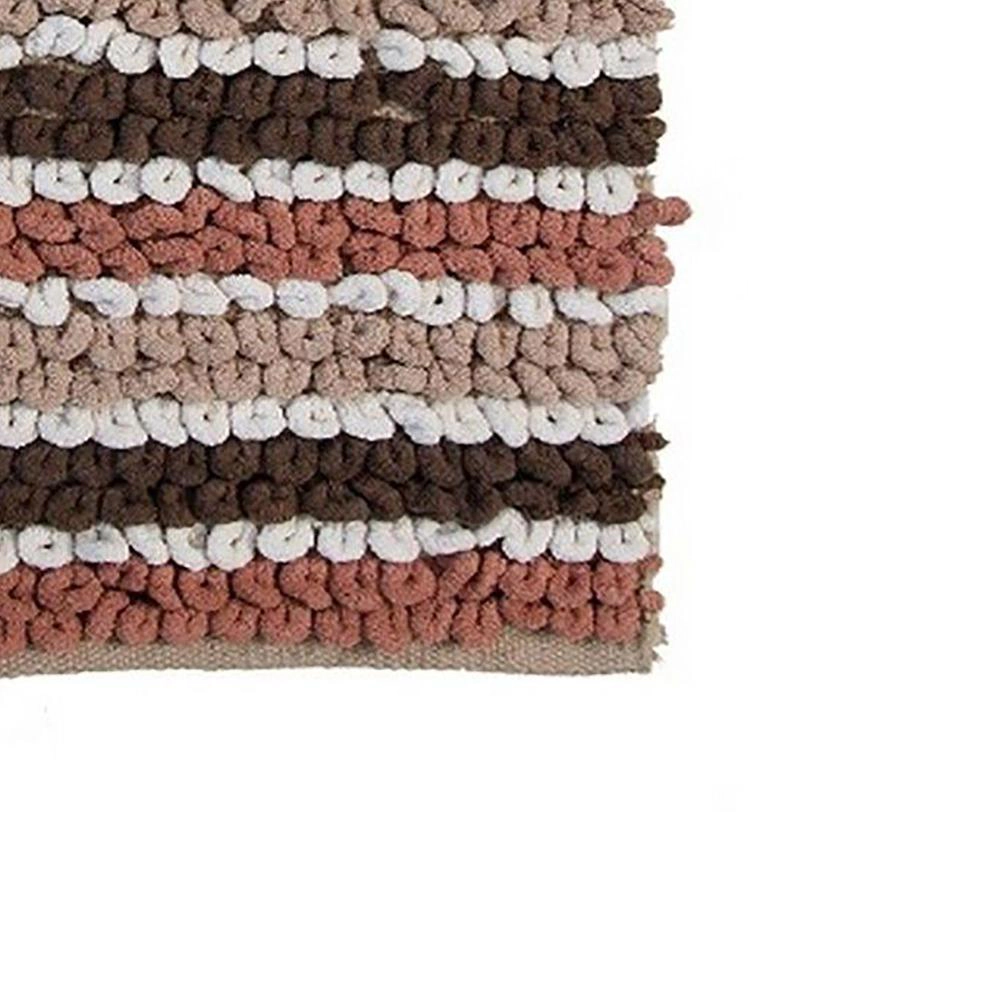 Dense Lush Pile Of This Luxurious Yarn Dyed Colo Bath Rug With Non Skid Back Is Super Soft