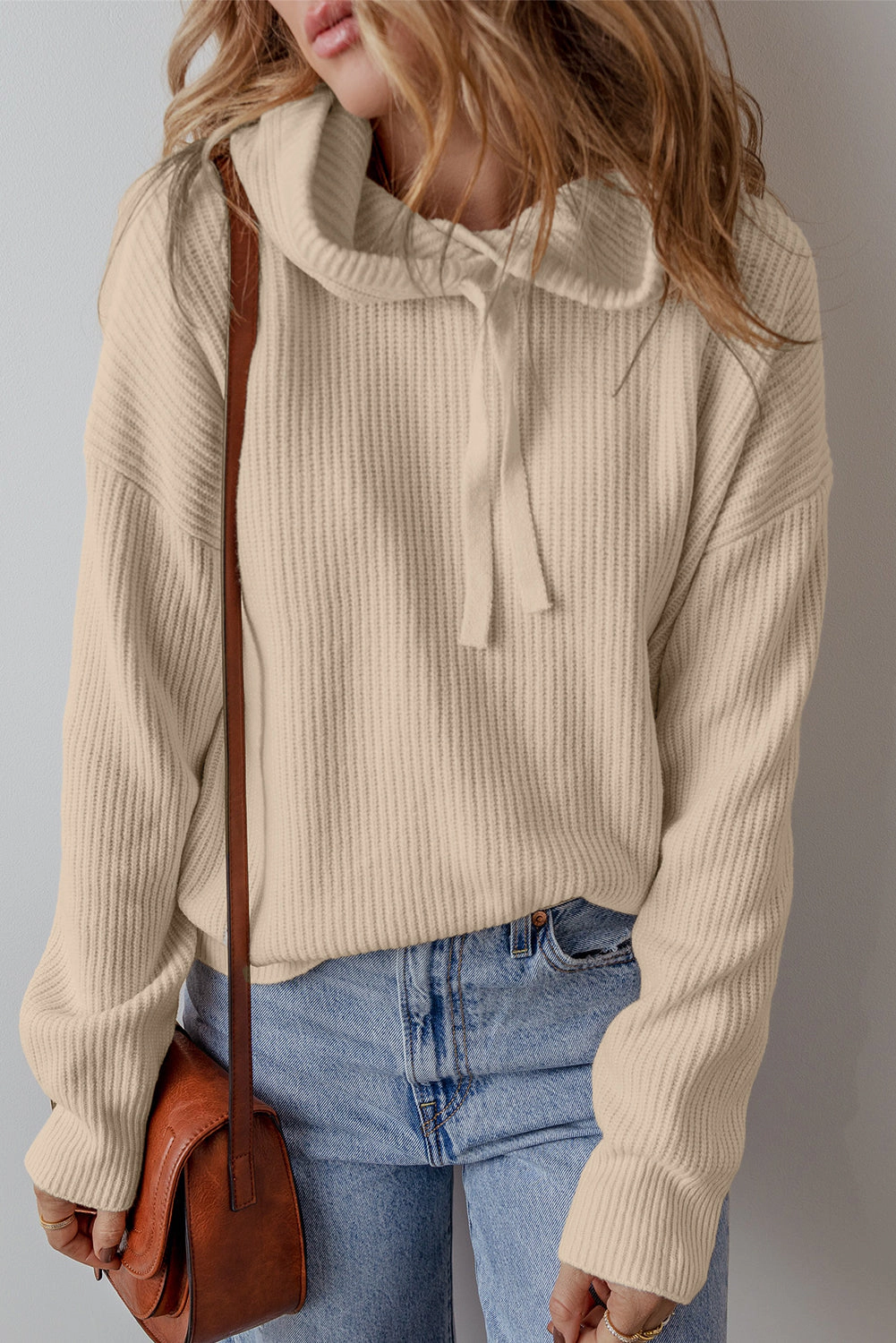 Threaded Pear Women's Hadlee Drop Shoulder Pullover Sweater
