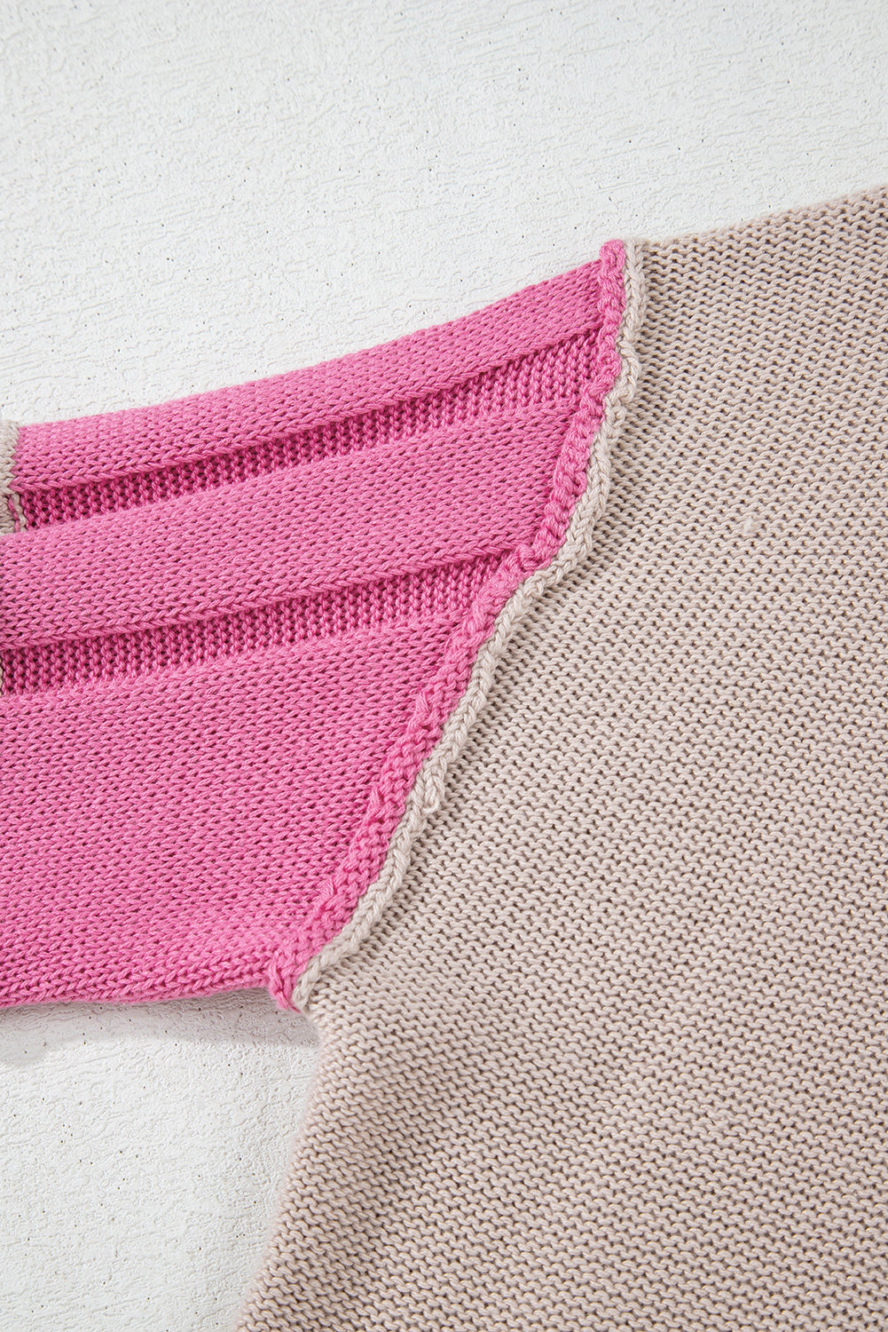Threaded Pear Women's Ava Colorblock Exposed Seam Sweater